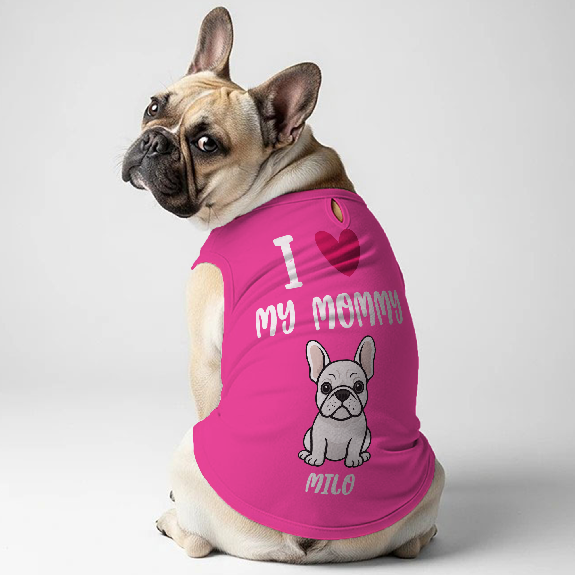 French Bulldog Personalized Unisex Shirt for Dog Moms & Dads-fadou