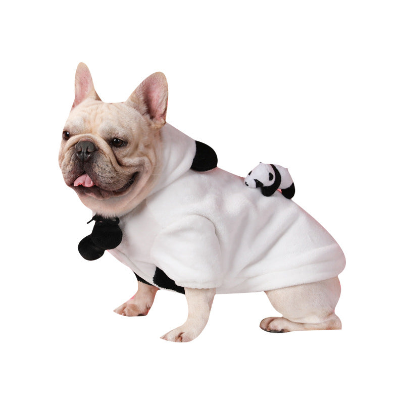 French Bulldog Winter Fleece Hoodie for Short-Nosed Dogs-fadou