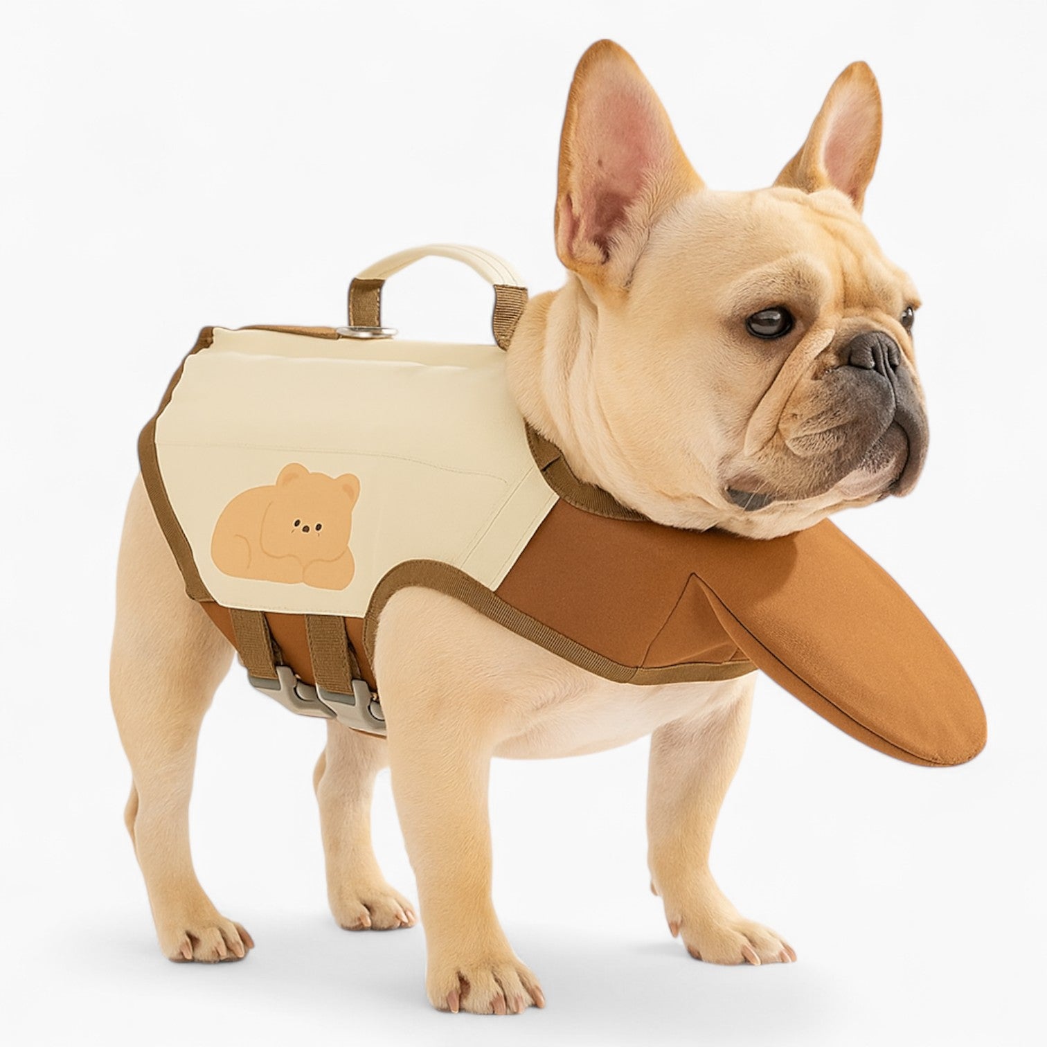 French Bulldog Adjustable Winter Jacket for Playtime Fun-fadou