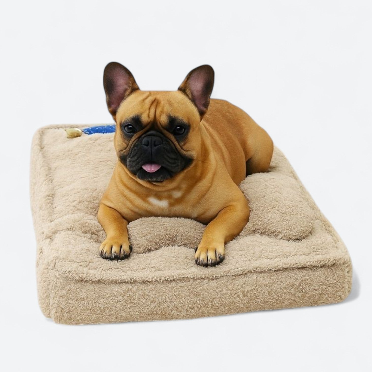 French Bulldog Soft Cozy Sofa Bed for Training Sessions-fadou