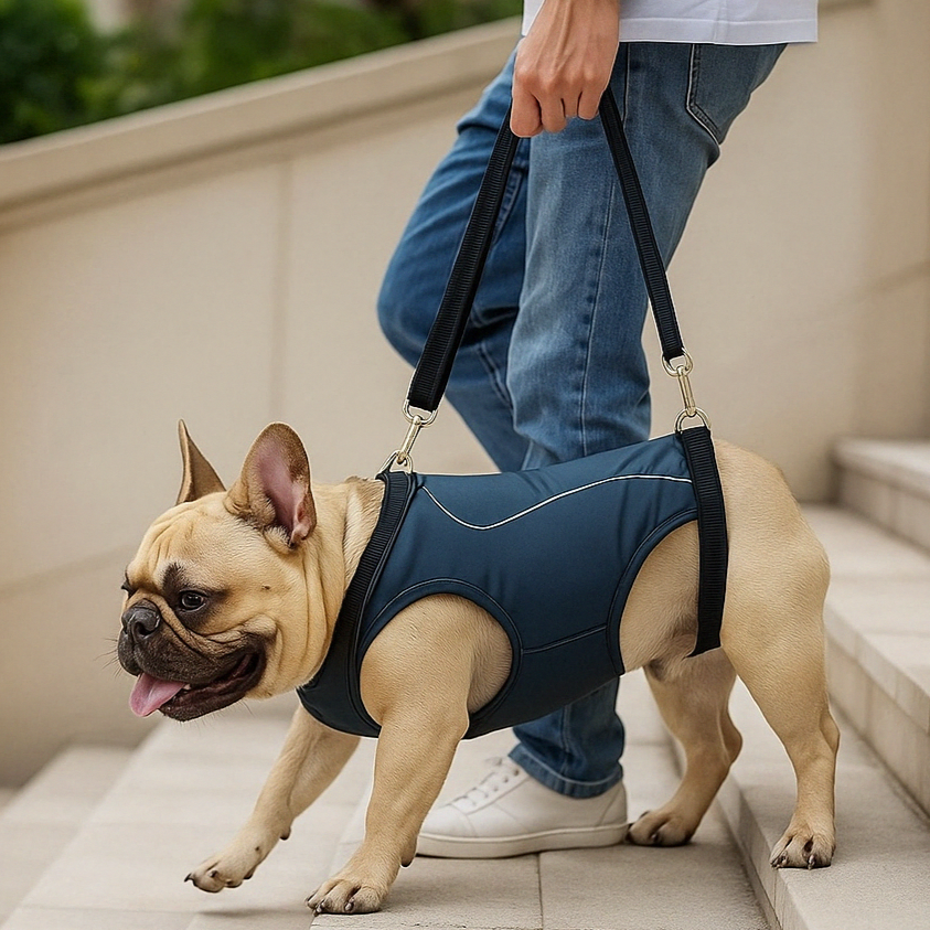 PawLift Frenchie Walking Harness for Brachycephalic Dogs-fadou