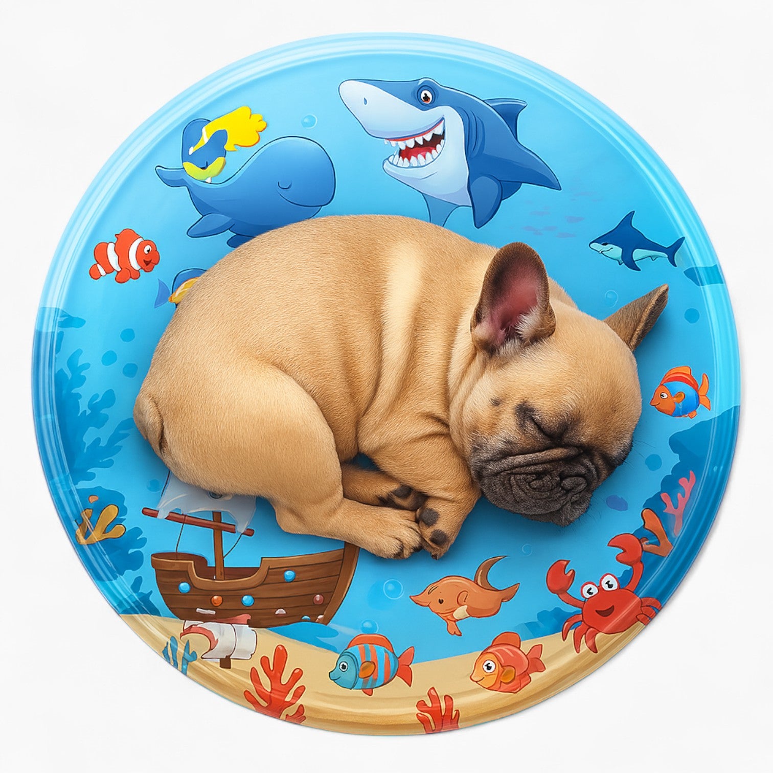 French Bulldog Summer Dog Lounger for Brachycephalic Dogs-fadou