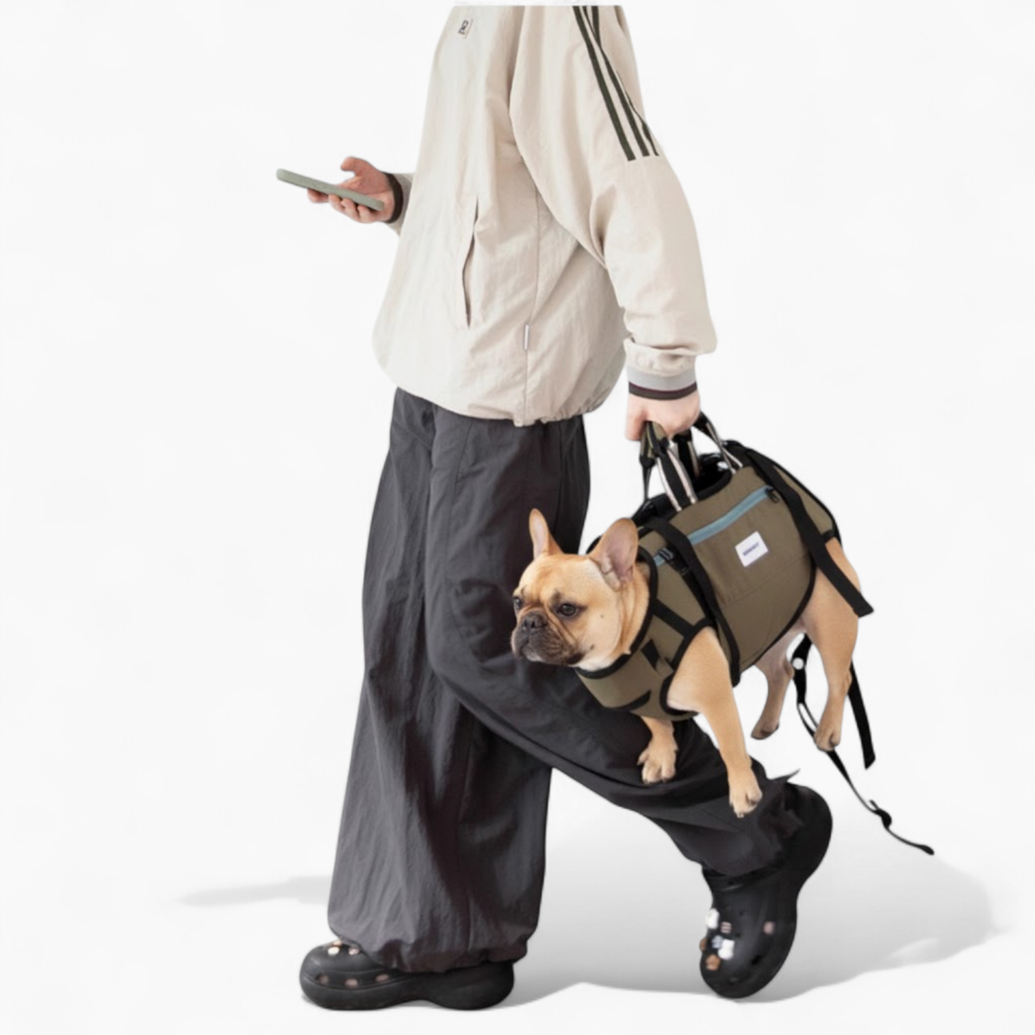 French Bulldog Soft Dog Transport for Outdoor Adventures-fadou