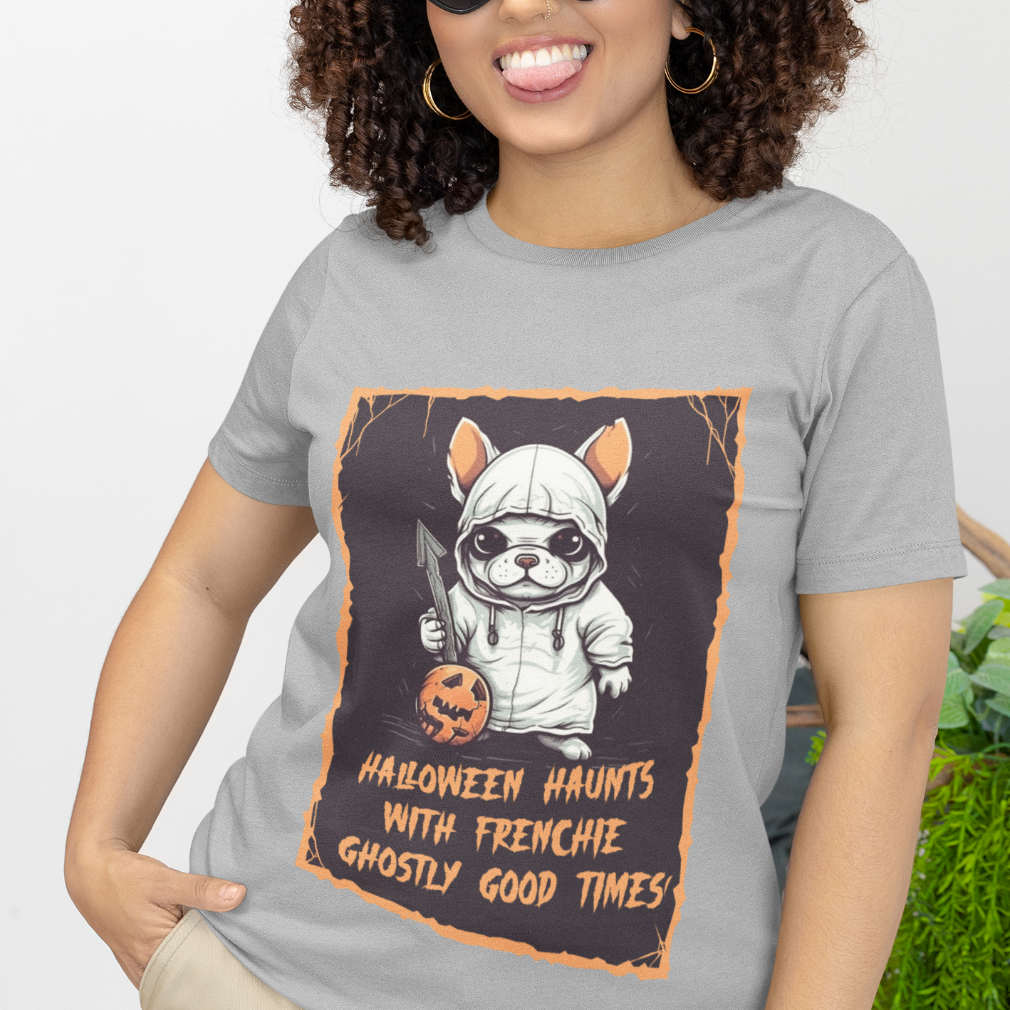 Pawsitively French Bulldog Dog Lover Tee for Frenchie Enthusiasts-fadou