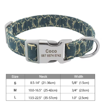 French Bulldog Adjustable Adjustable Collar for Stocky Dogs-fadou