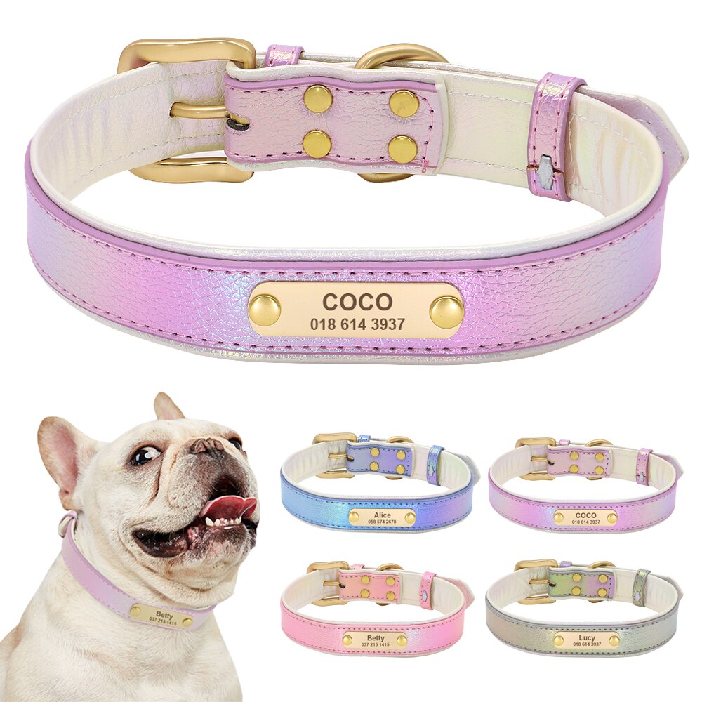 French Bulldog Personalized Neck Collar for Playtime Fun-fadou