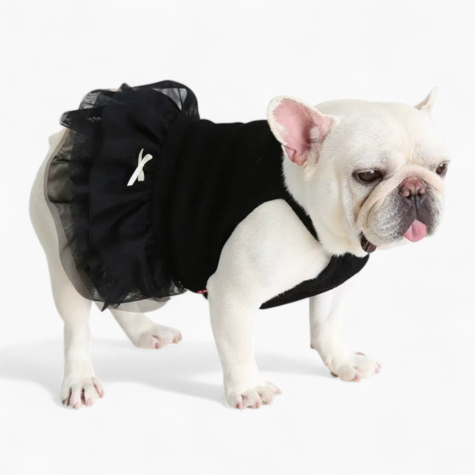 French Bulldog Soft Festive Costume for Flat-Face Breeds-fadou