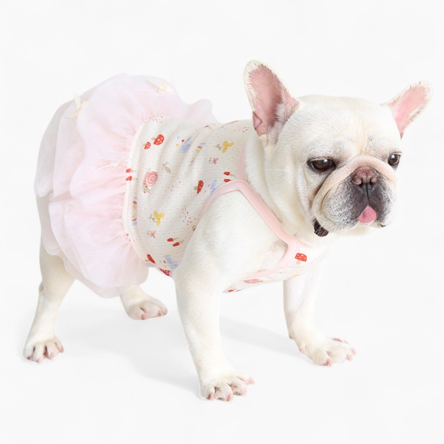 French Bulldog Soft Festive Costume for Flat-Face Breeds-fadou