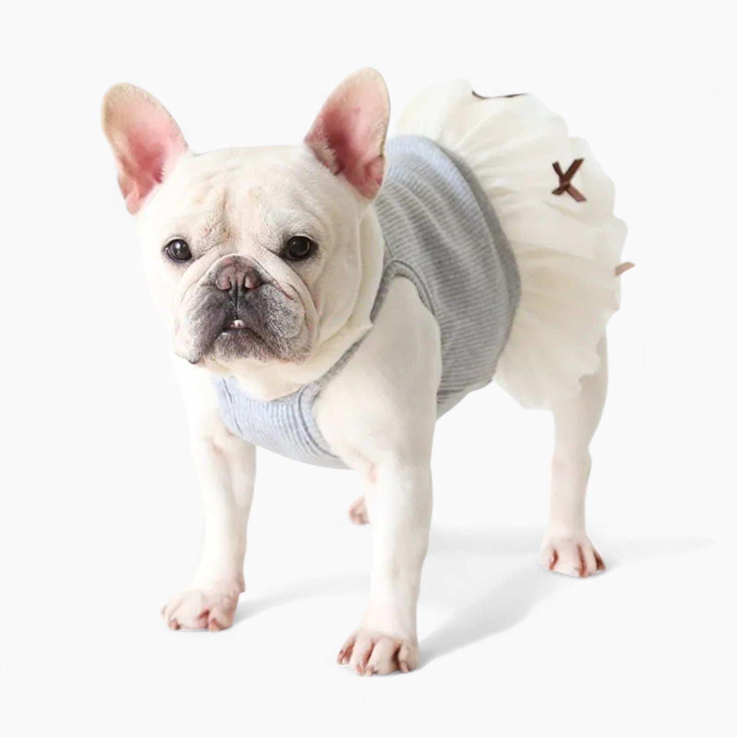 French Bulldog Soft Festive Costume for Flat-Face Breeds-fadou
