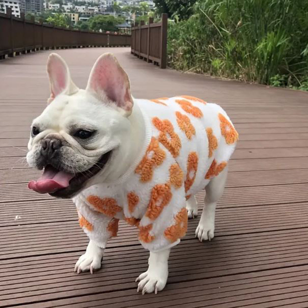 French Bulldog Stylish Knit Sweater for Outdoor Adventures-fadou