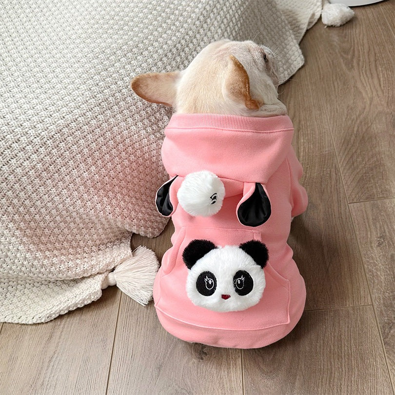 French Bulldog Warm Pet Sweatshirt for Outdoor Adventures-fadou