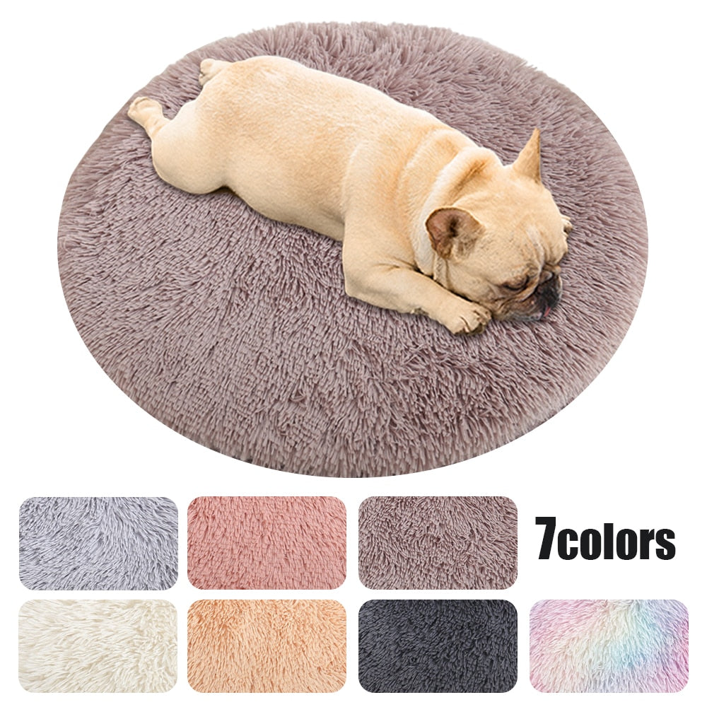 French Bulldog Plush Cozy Sofa Bed for Outdoor Adventures-fadou