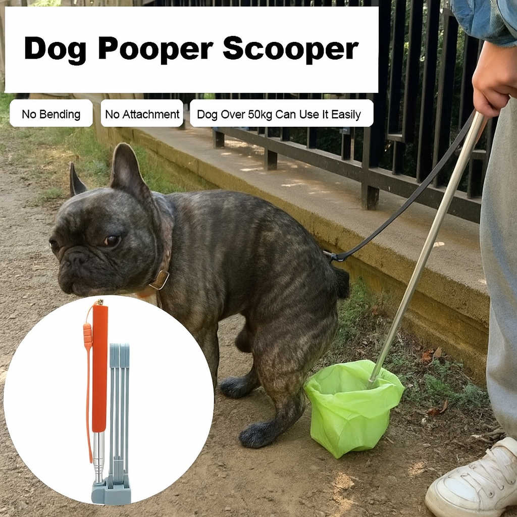 PooPal French Bulldog Cleanup Tool for Outdoor Adventures-fadou