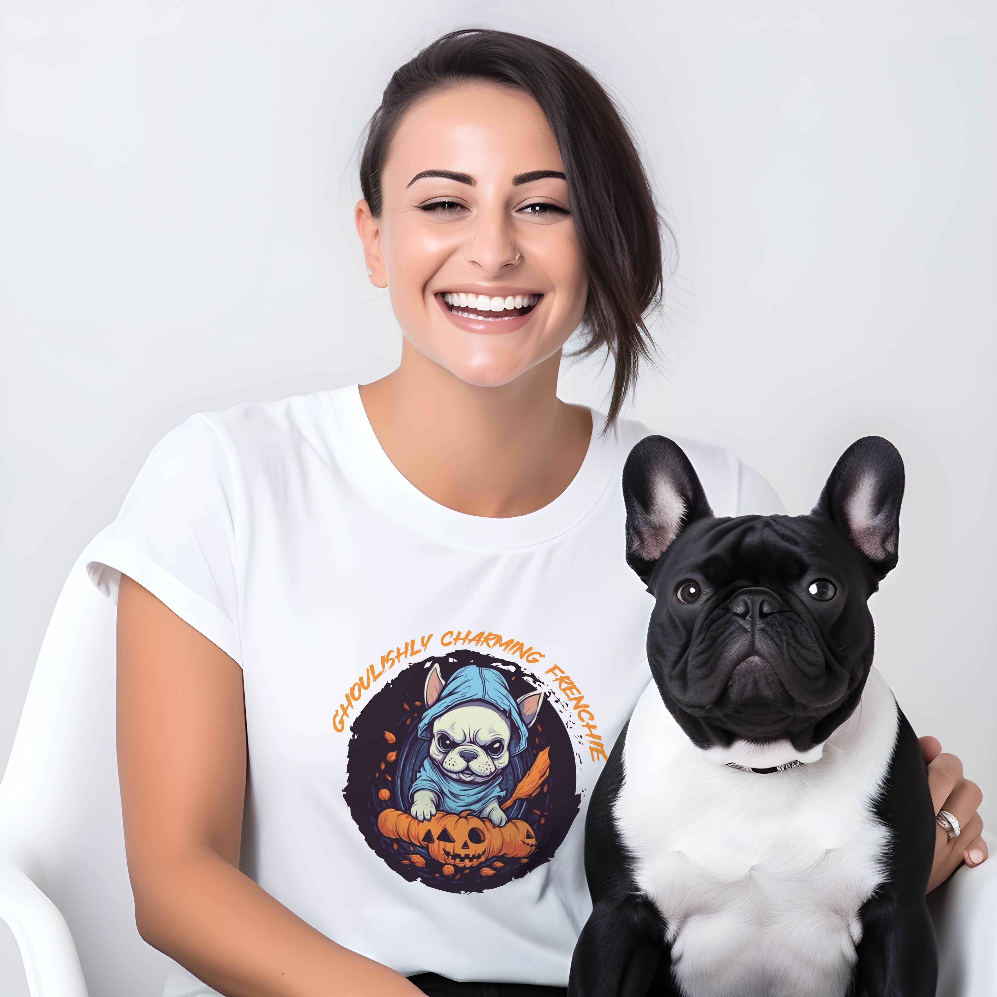Charmed French Bulldog Unisex Shirt for Frenchie Enthusiasts-fadou