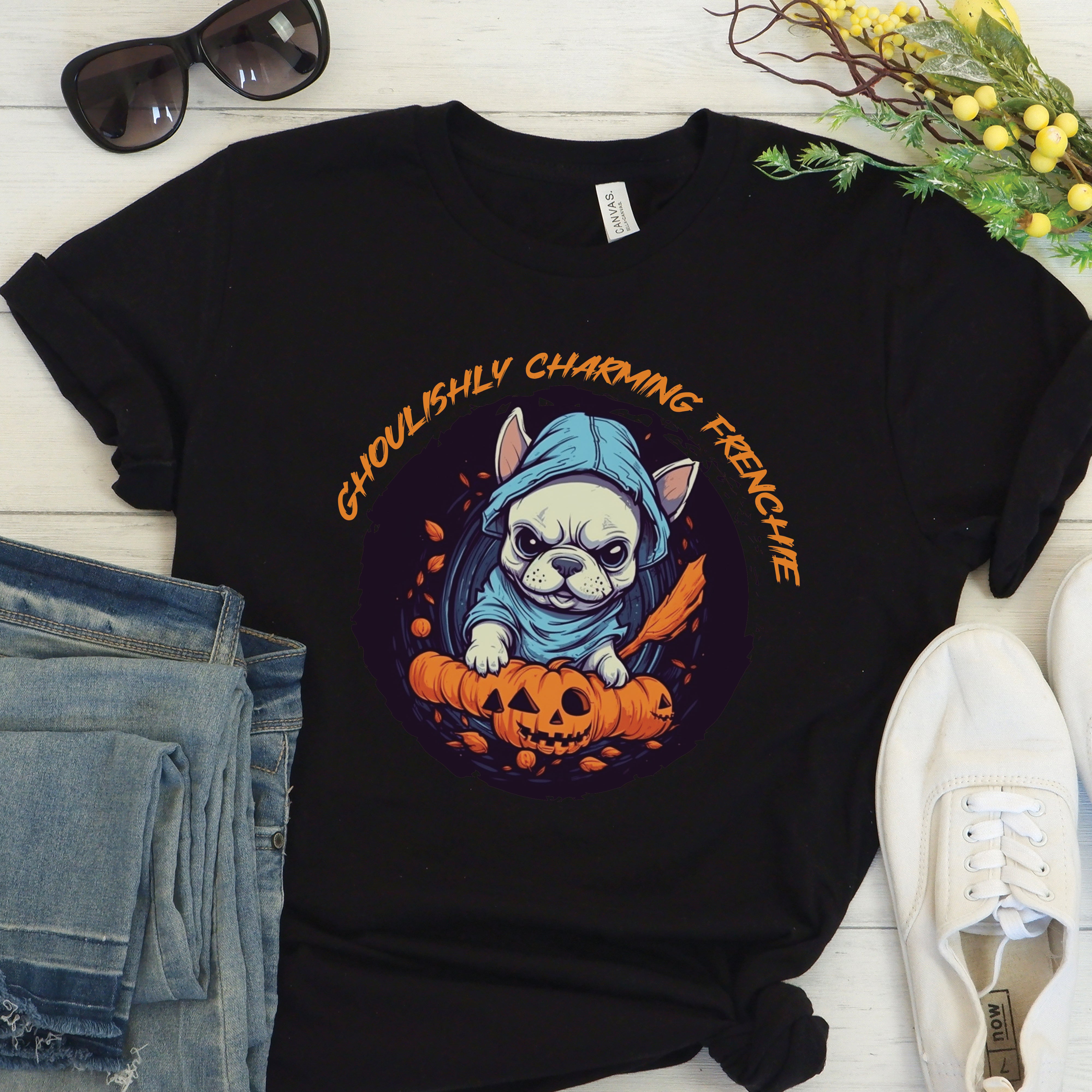 Charmed French Bulldog Unisex Shirt for Frenchie Enthusiasts-fadou