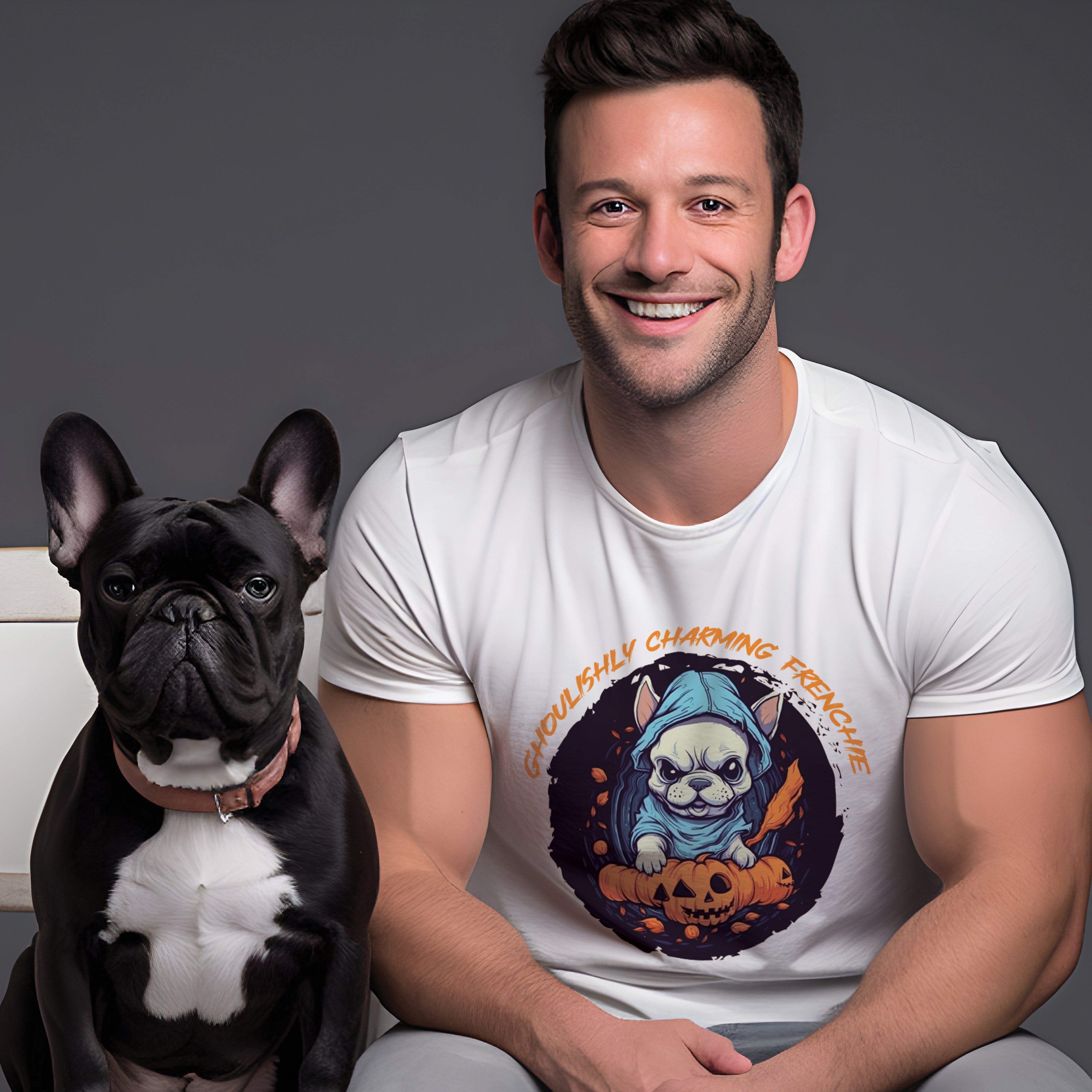 Charmed French Bulldog Unisex Shirt for Frenchie Enthusiasts-fadou