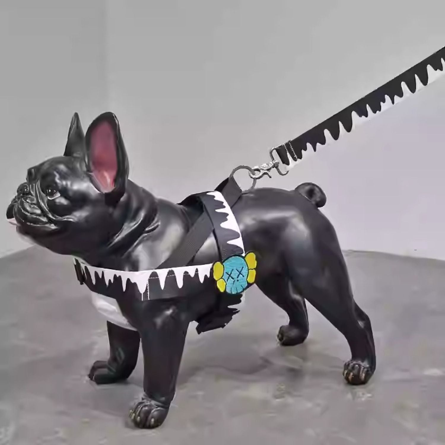French Bulldog Secure Walking Harness for Travel Comfort-fadou