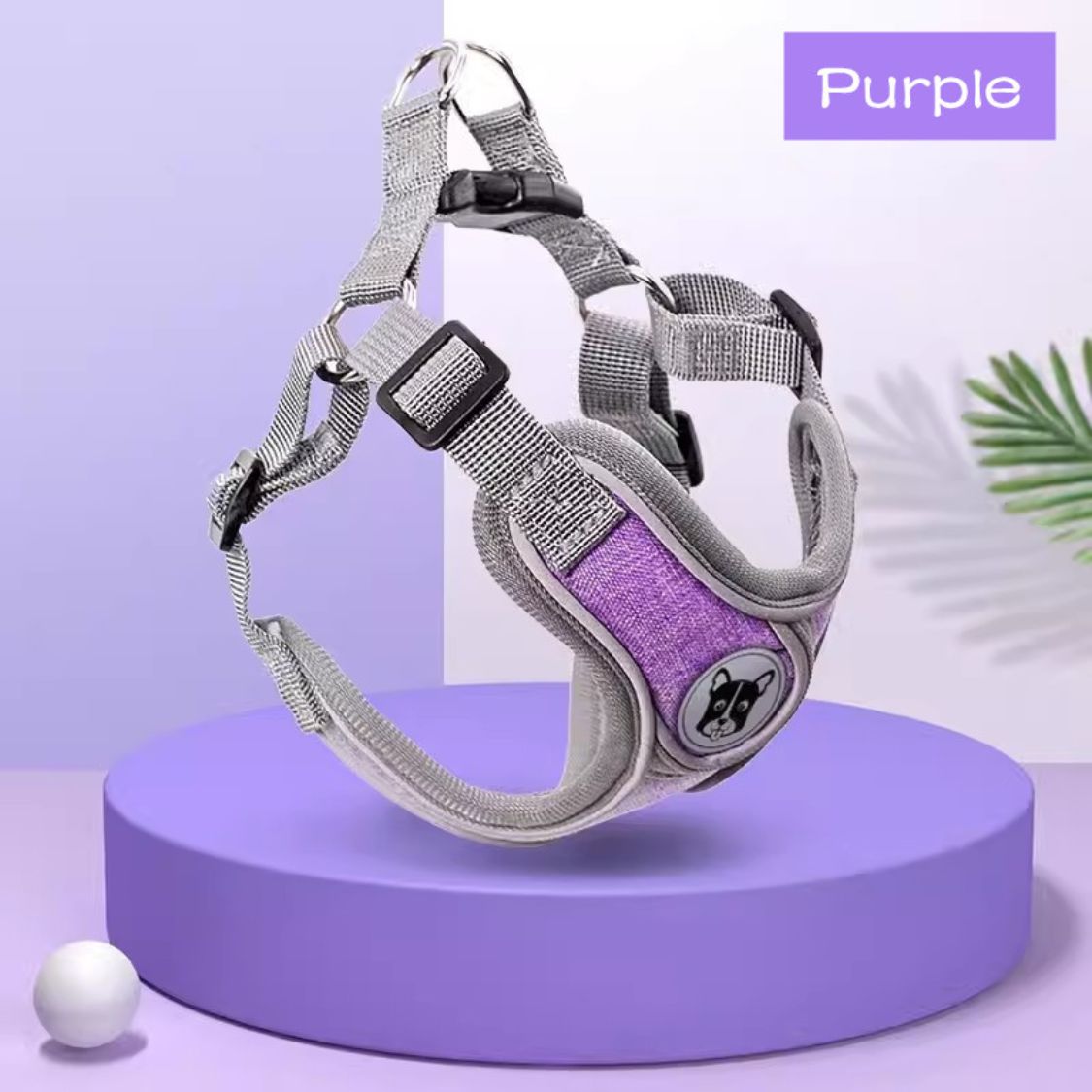 Reflective Adjustable Walking Harness for Outdoor Adventures-fadou