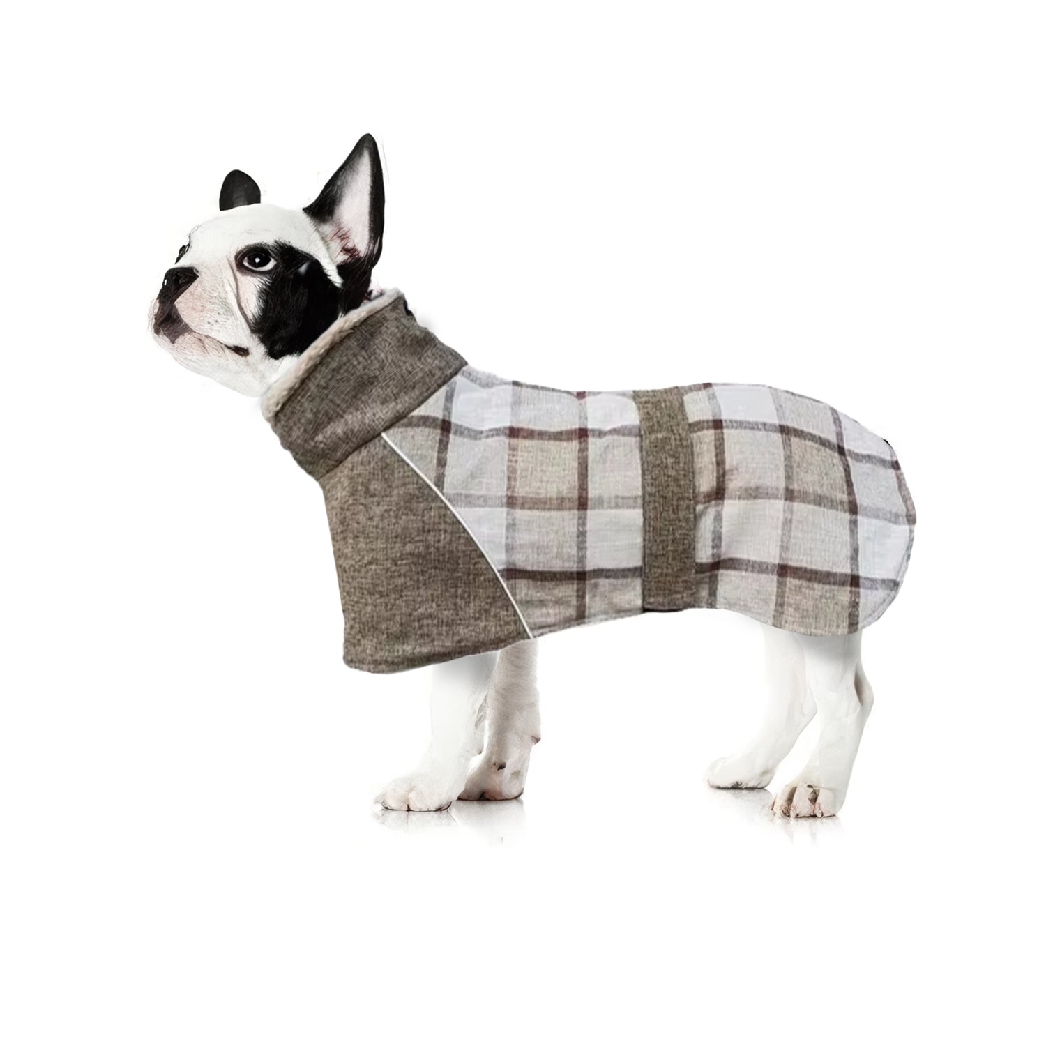 French Bulldog Reflective Pet Jacket for Outdoor Adventures-fadou