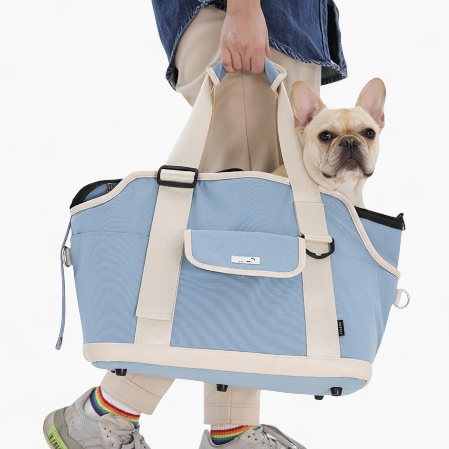 French Bulldog Travel Pup Carrier for Outdoor Adventures-fadou