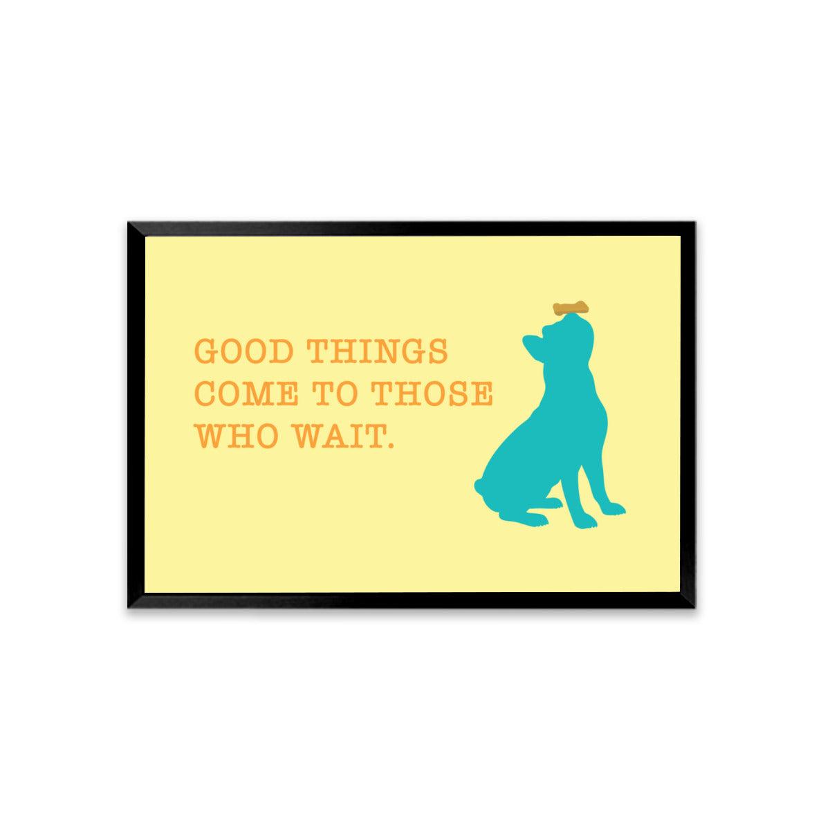 Good French Bulldog Decorative Canvas for Frenchie Fans-fadou