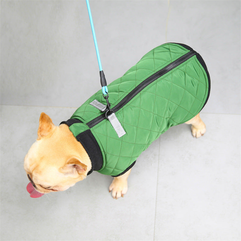 Quilted French Bulldog Dog Harness for Flat-Face Breeds-fadou