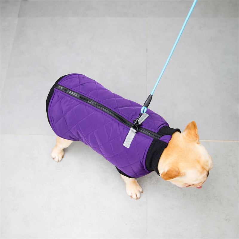Quilted French Bulldog Dog Harness for Flat-Face Breeds-fadou