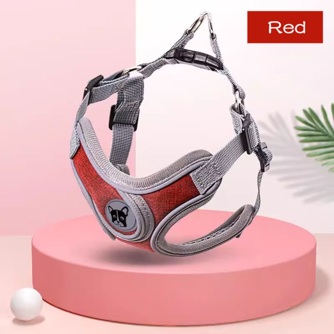 Reflective Adjustable Walking Harness for Outdoor Adventures-fadou