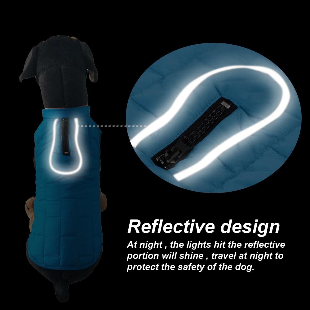 French Bulldog Reversible Winter Jacket for Stocky Dogs-fadou