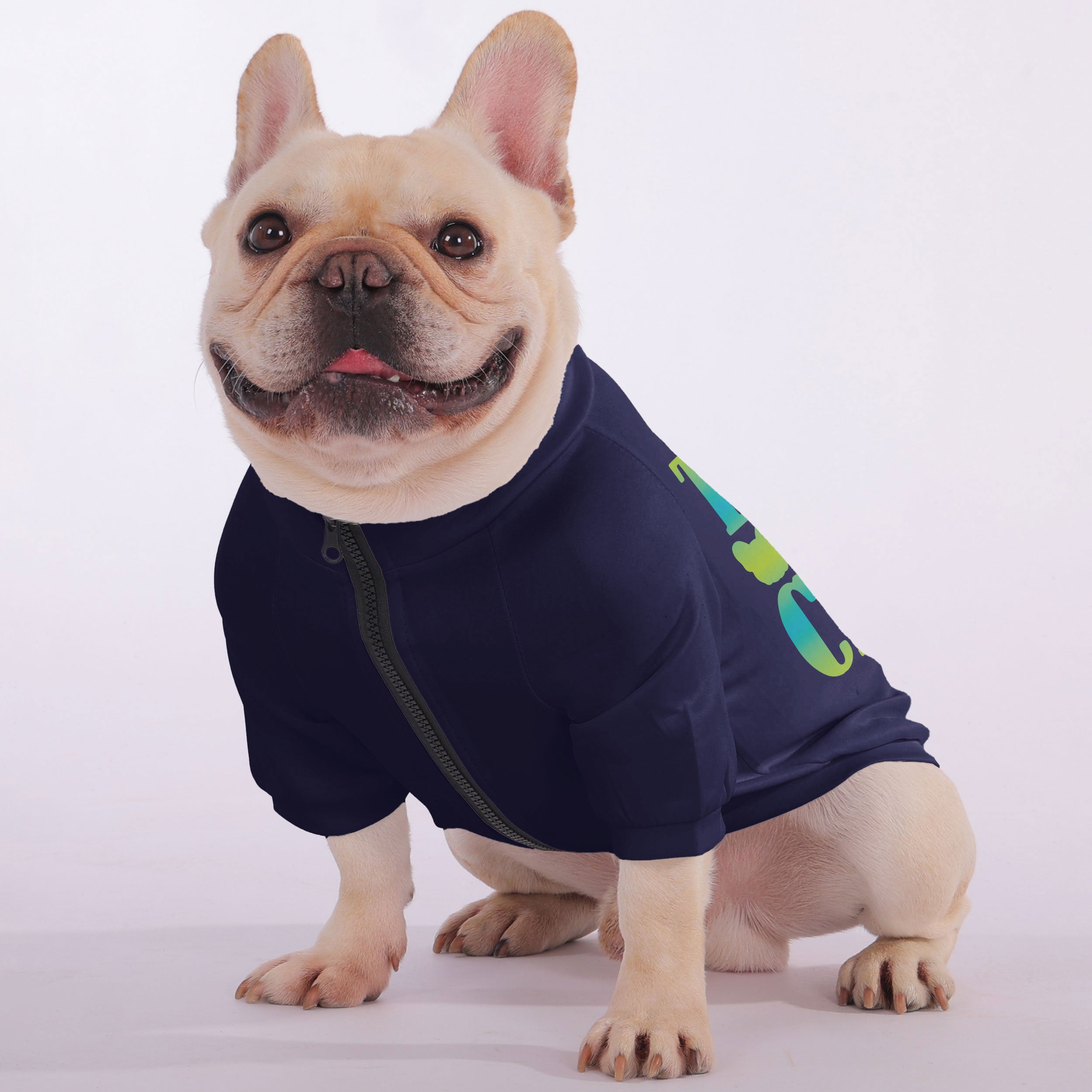 Treats French Bulldog Pet Sweatshirt for Flat-Face Breeds-fadou