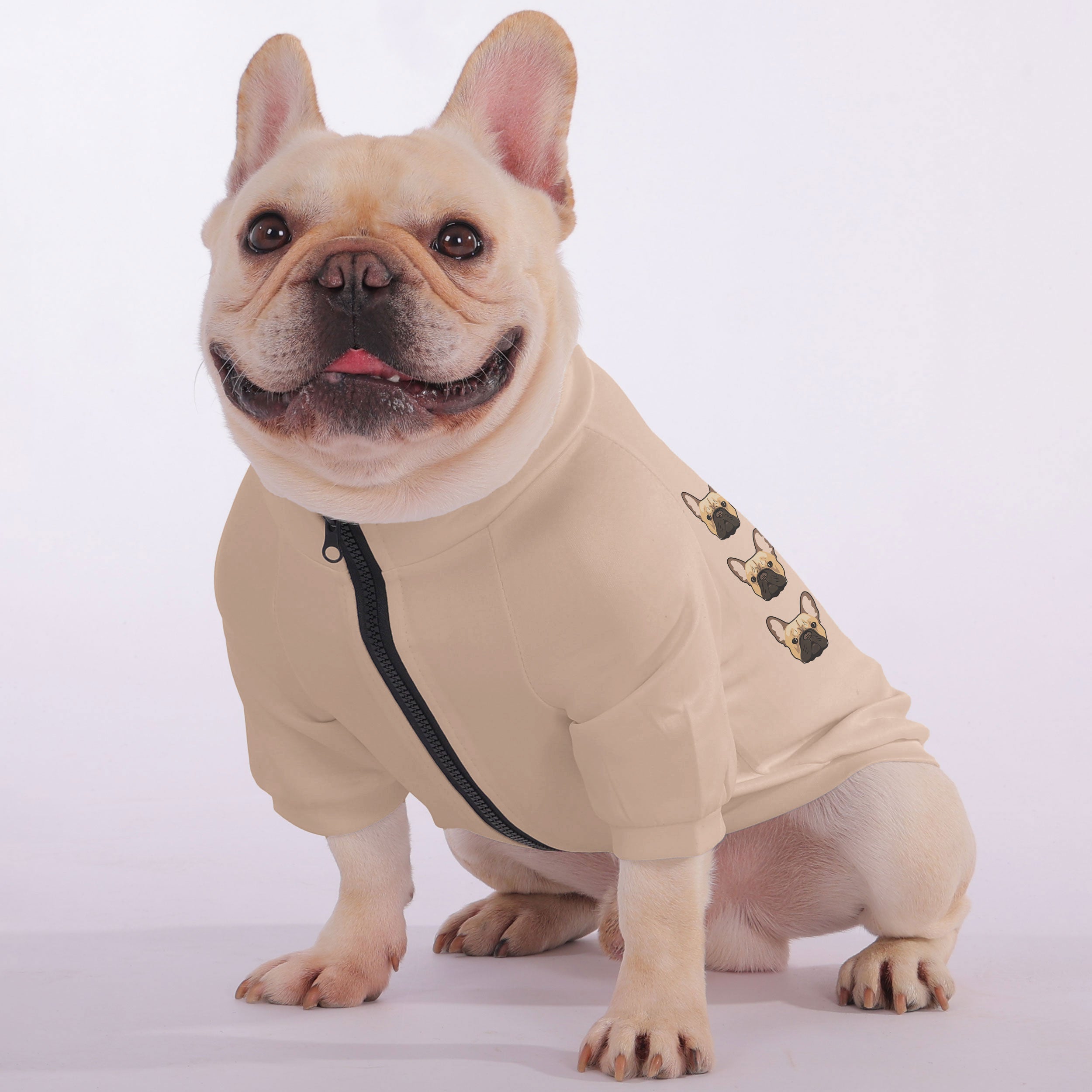 Cardi French Bulldog Cozy Hoodie for Brachycephalic Dogs-fadou