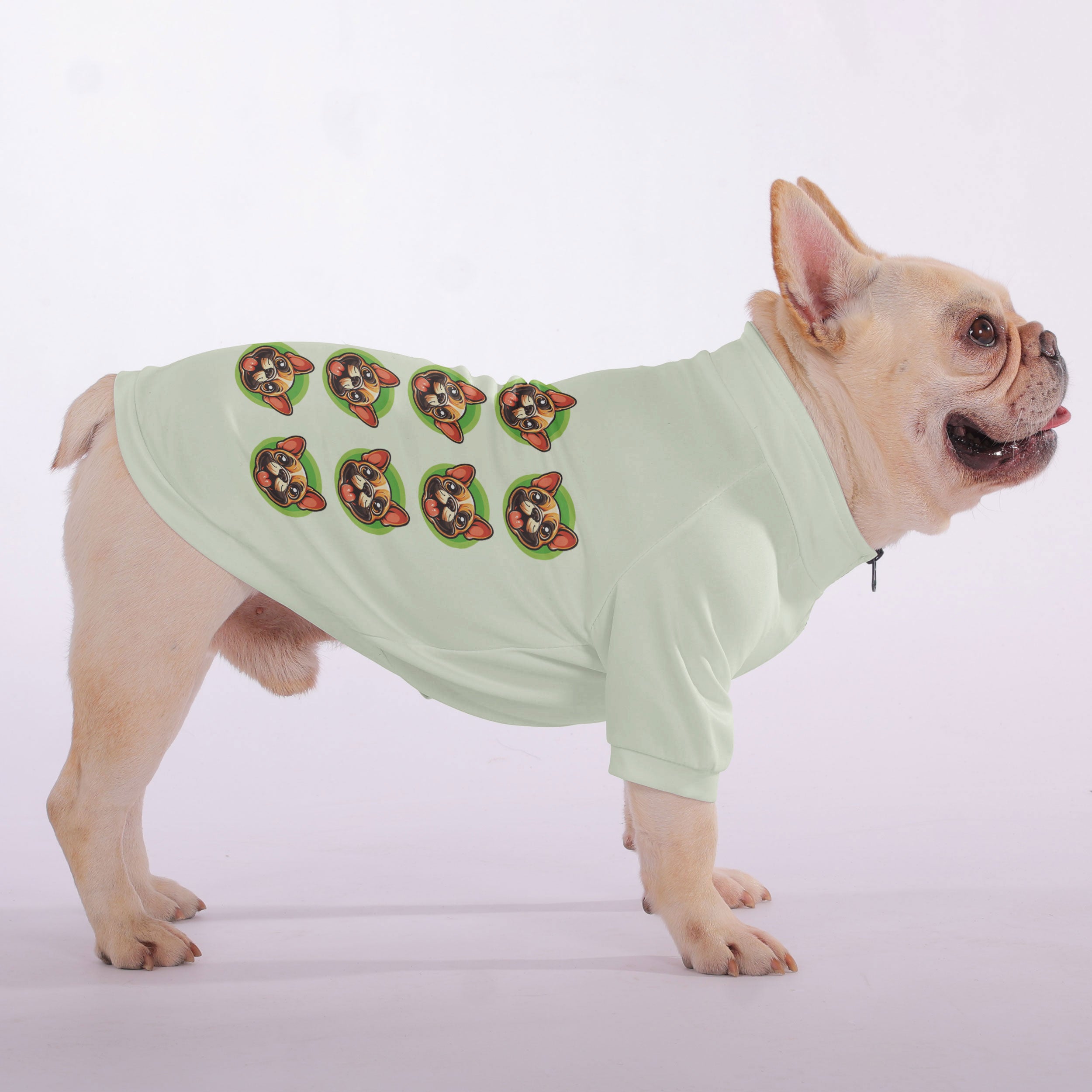 Elton French Bulldog Pet Sweatshirt for Short-Nosed Dogs-fadou