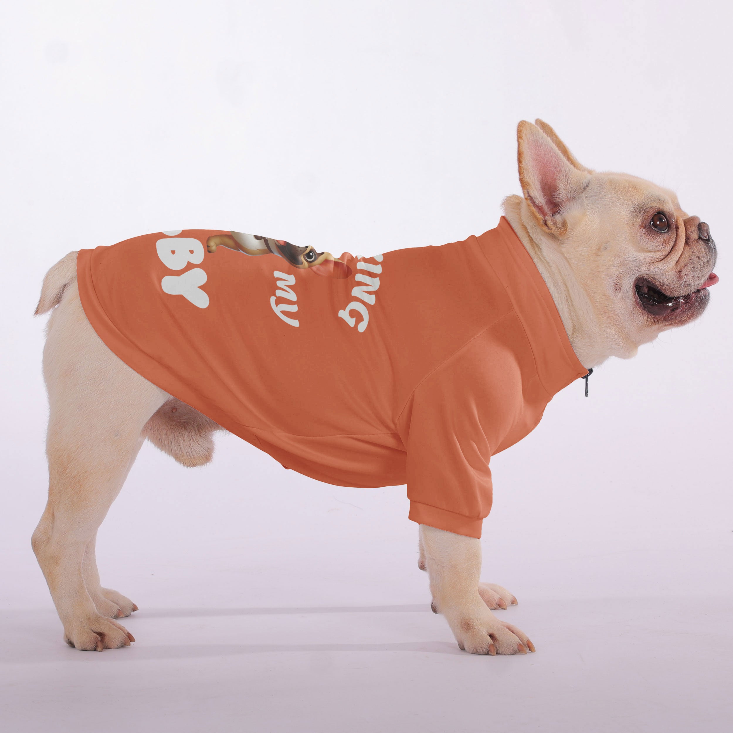 Barking Frenchie Pet Sweatshirt for Brachycephalic Dogs-fadou