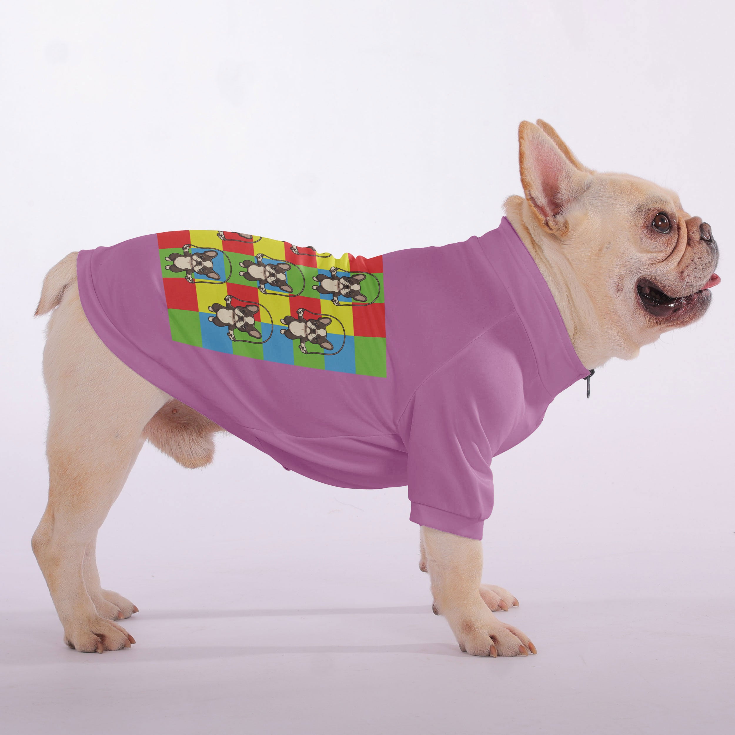 Marley French Bulldog Pet Sweatshirt for Short-Nosed Dogs-fadou