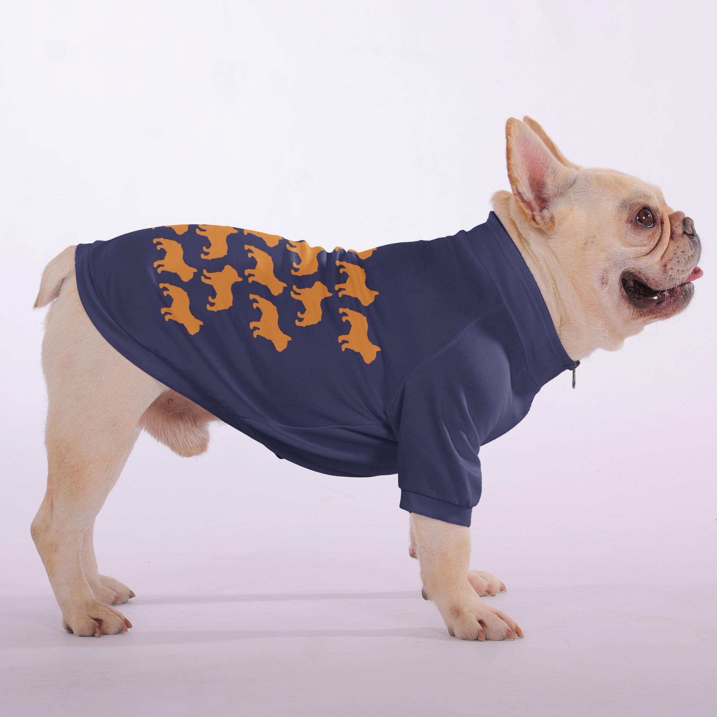 Pablo French Bulldog Fleece Hoodie for Brachycephalic Dogs-fadou