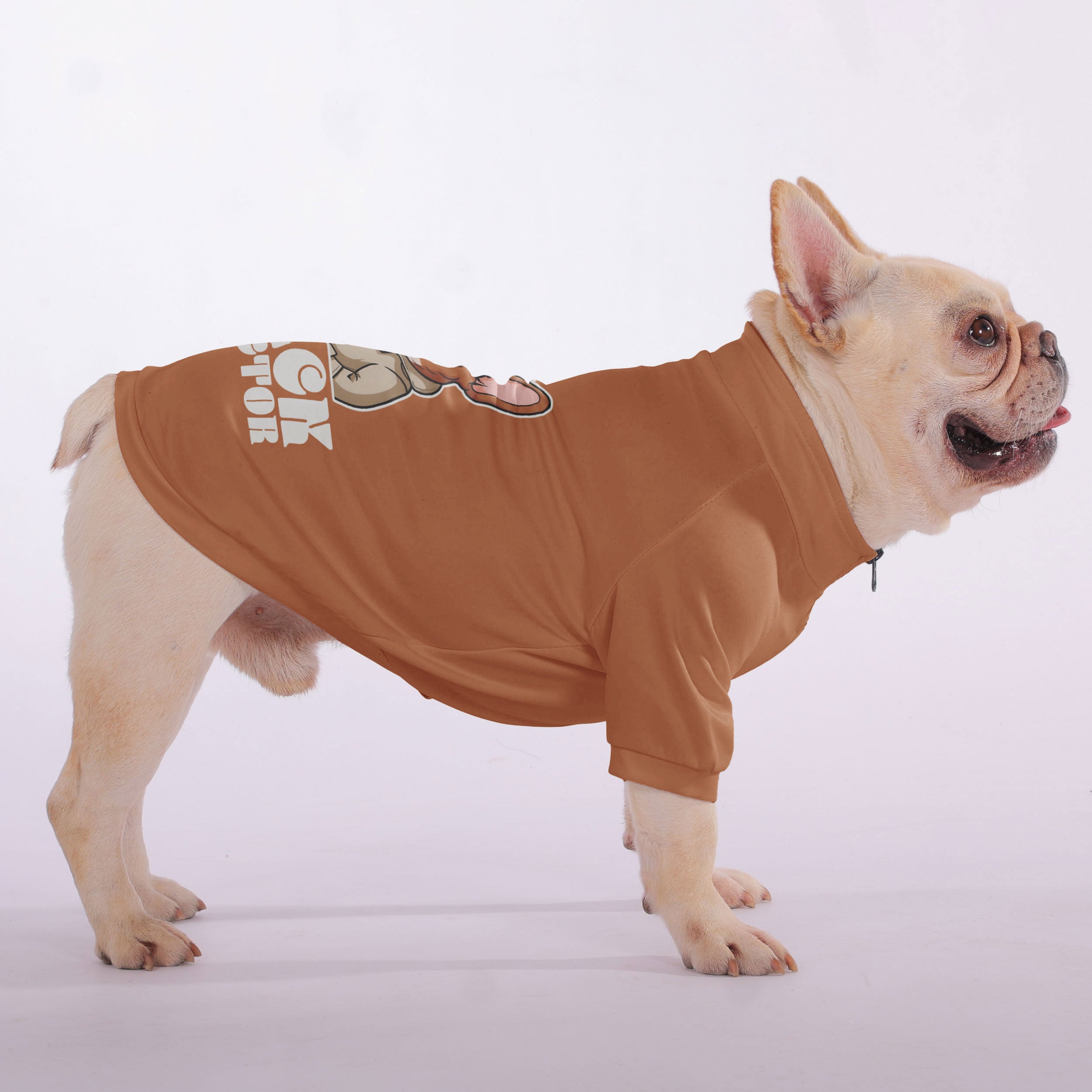 Snack French Bulldog Pet Sweatshirt for Short-Nosed Dogs-fadou