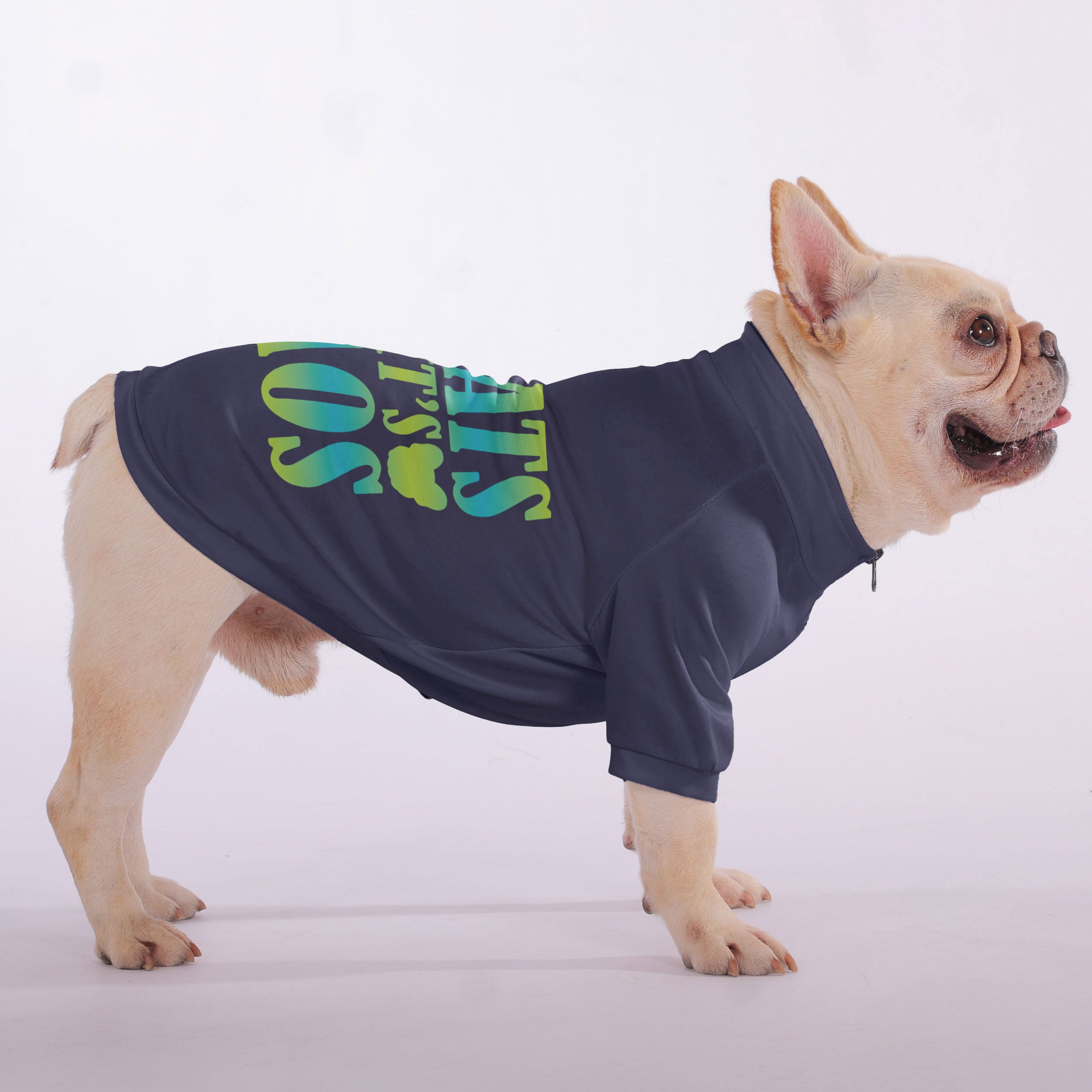 Treats French Bulldog Pet Sweatshirt for Flat-Face Breeds-fadou