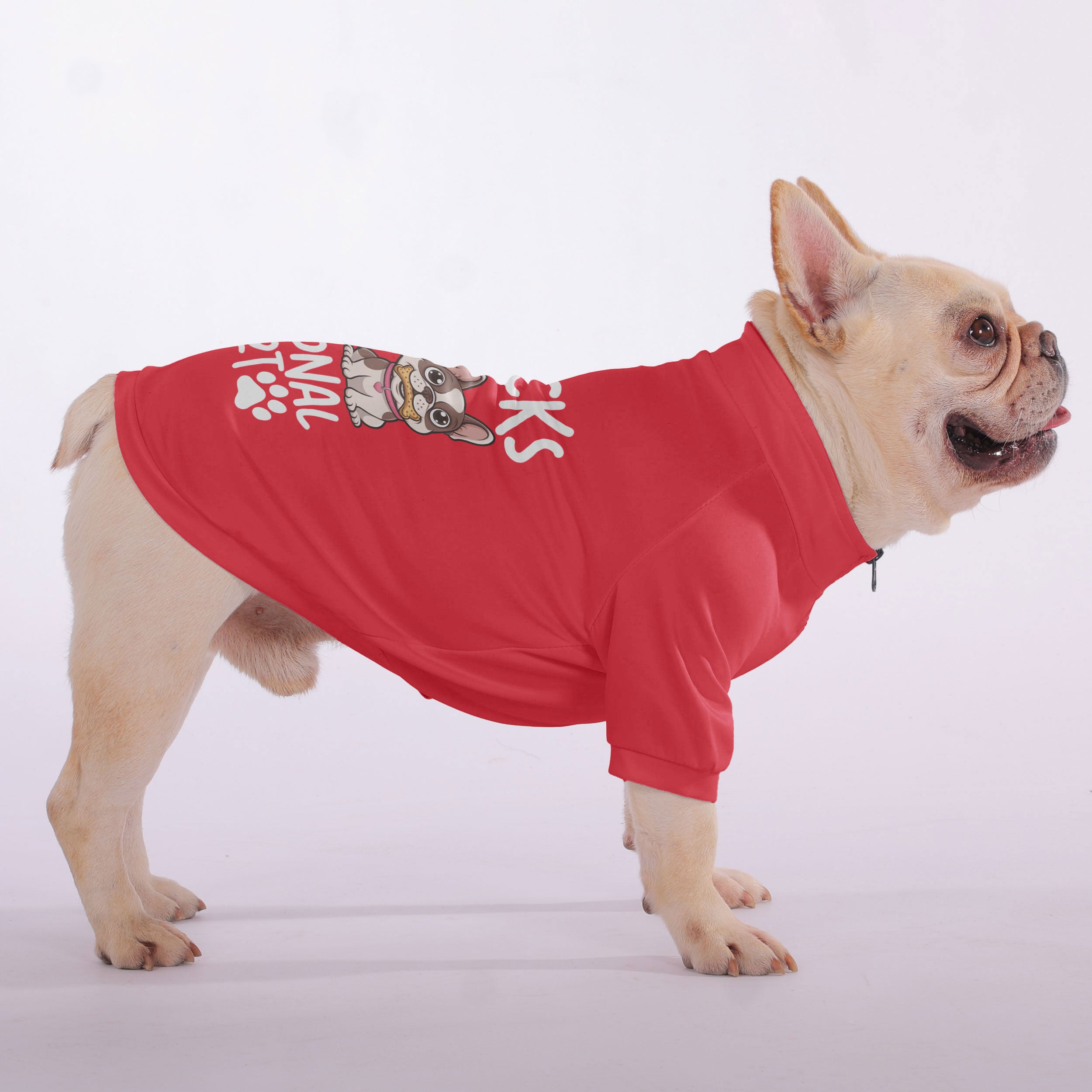 Snacks French Bulldog Pet Sweatshirt for French Bulldogs-fadou