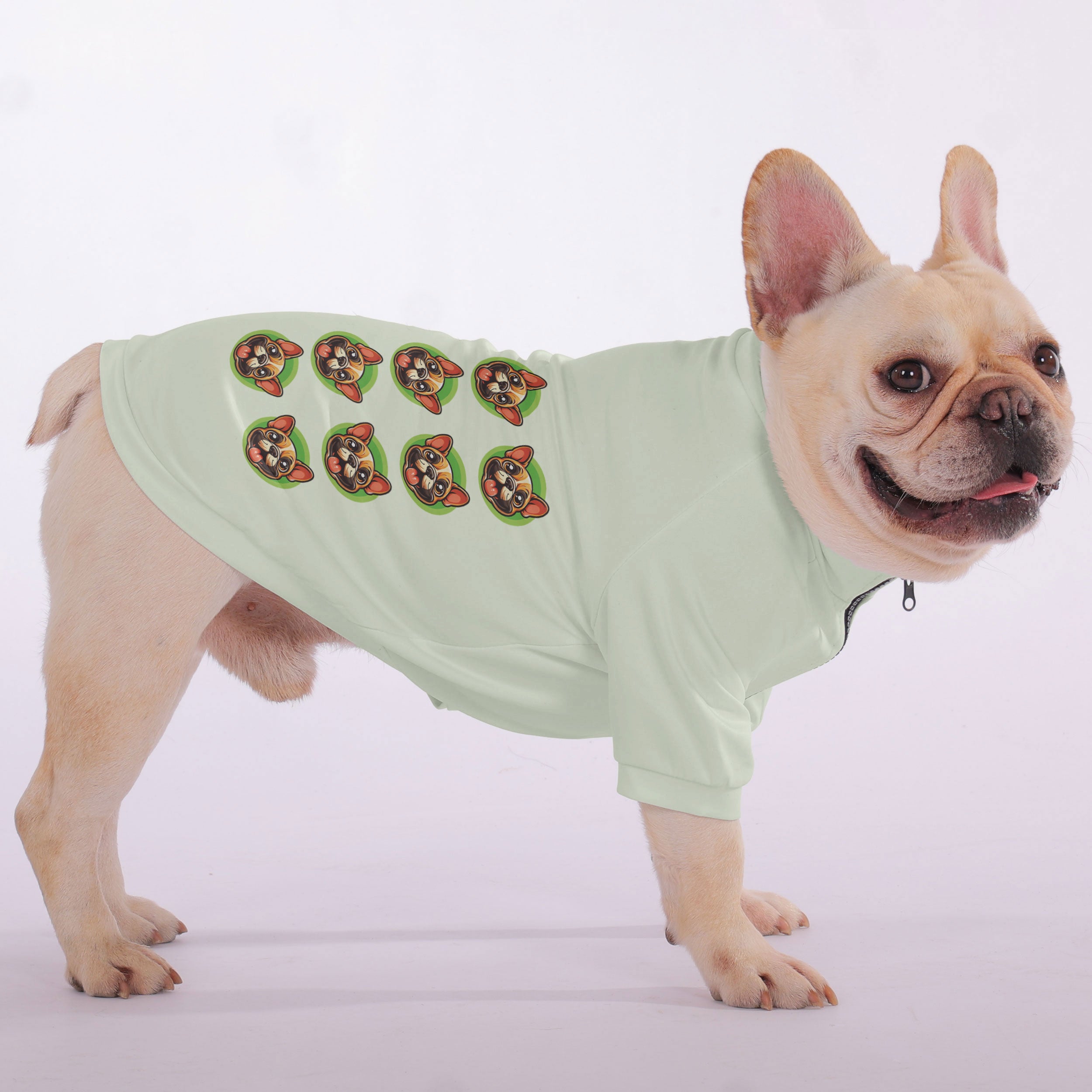 Elton French Bulldog Pet Sweatshirt for Short-Nosed Dogs-fadou