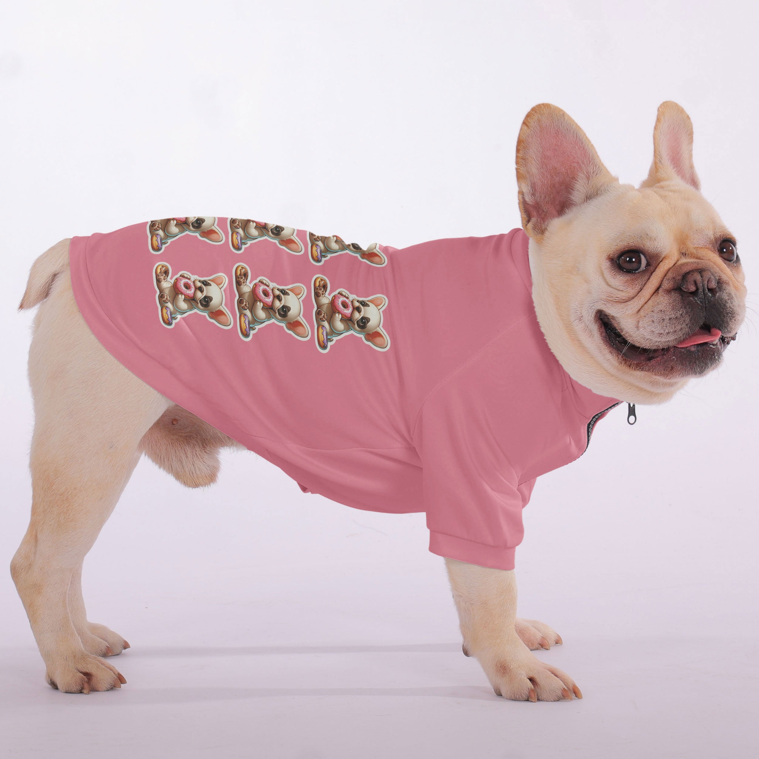 Curcio French Bulldog Fleece Hoodie for Training Sessions-fadou