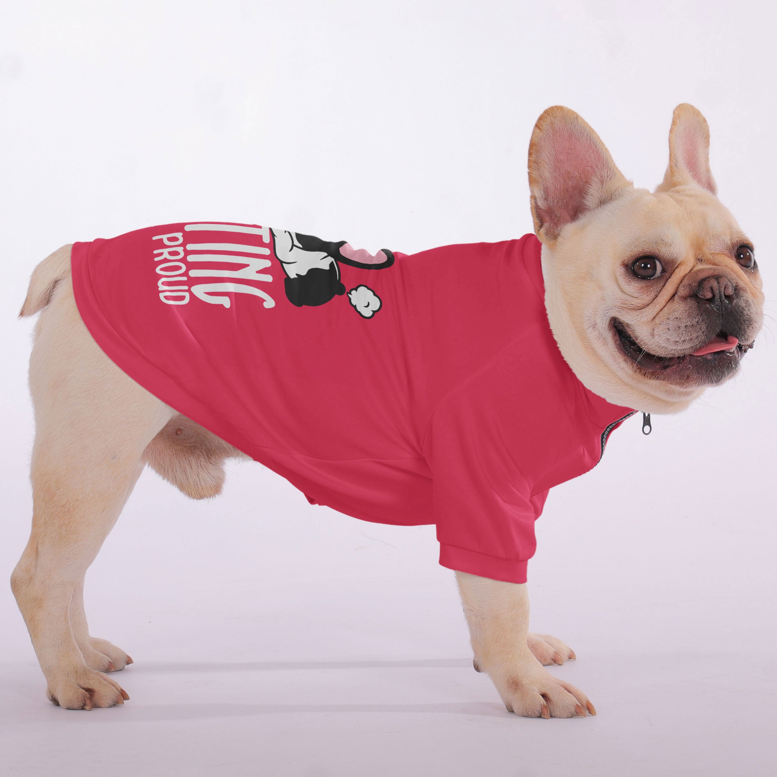 Tooting French Bulldog Cozy Hoodie for Short-Nosed Dogs-fadou