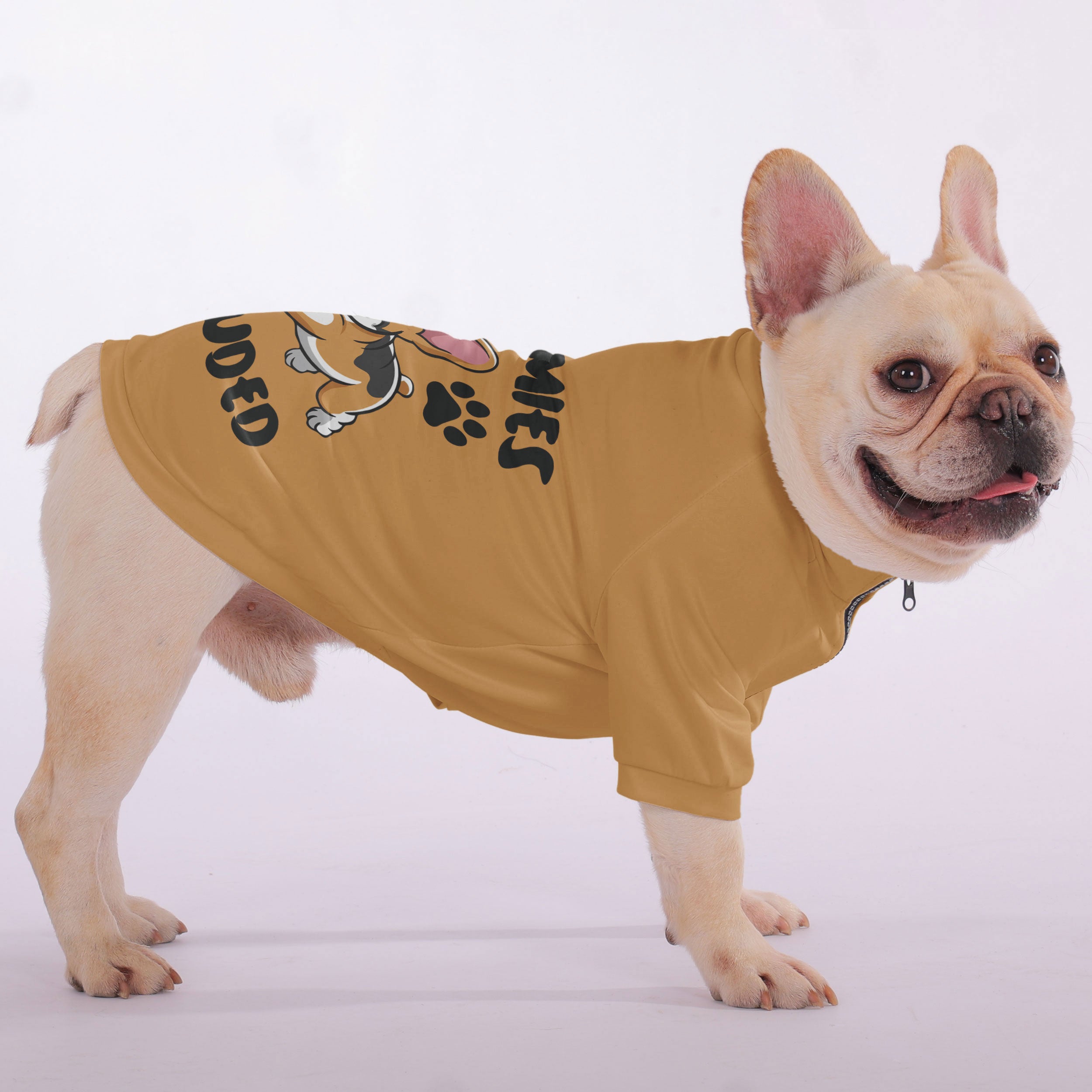 Zoomies French Bulldog Cozy Hoodie for Outdoor Adventures-fadou