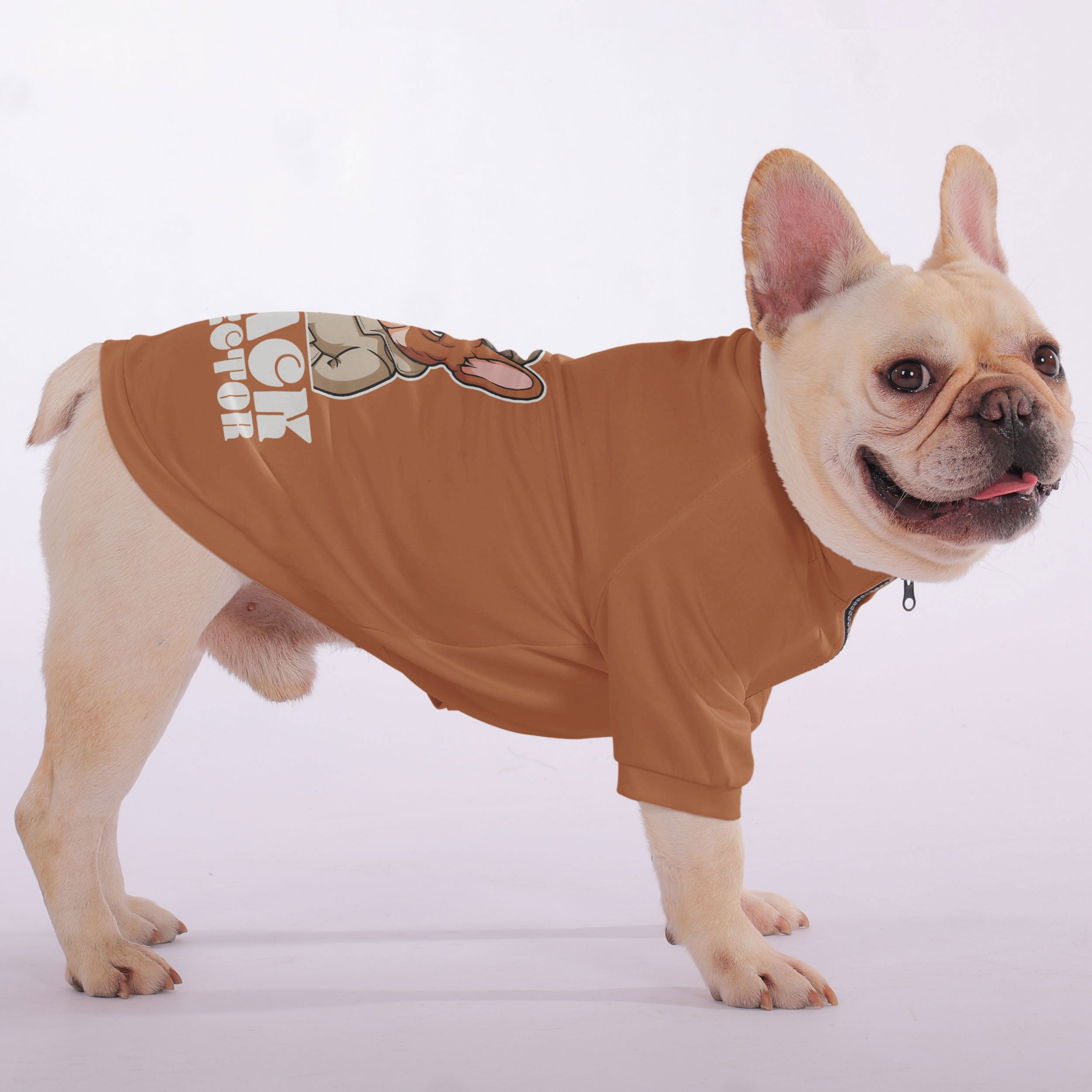 Snack French Bulldog Pet Sweatshirt for Short-Nosed Dogs-fadou