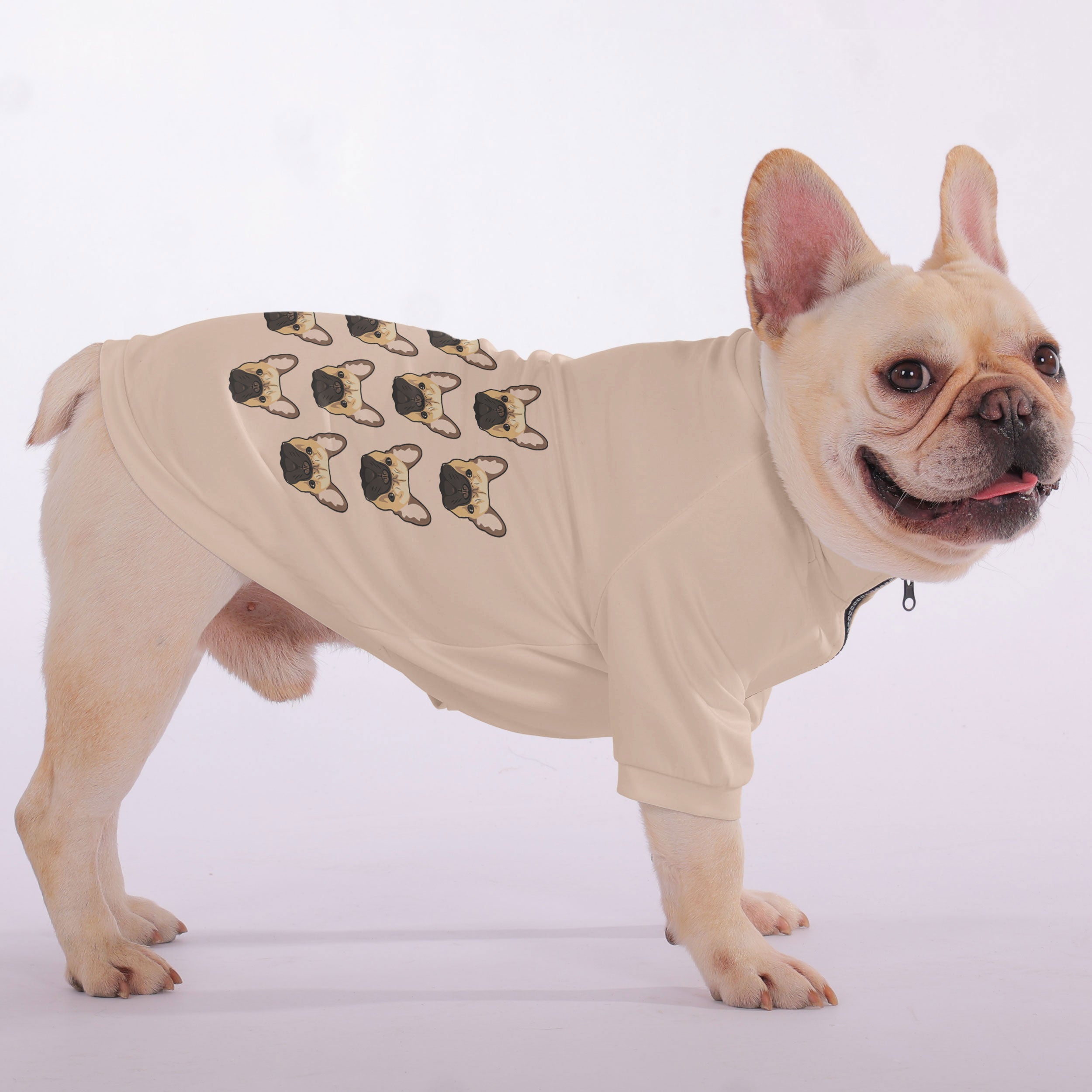 Cardi French Bulldog Cozy Hoodie for Brachycephalic Dogs-fadou