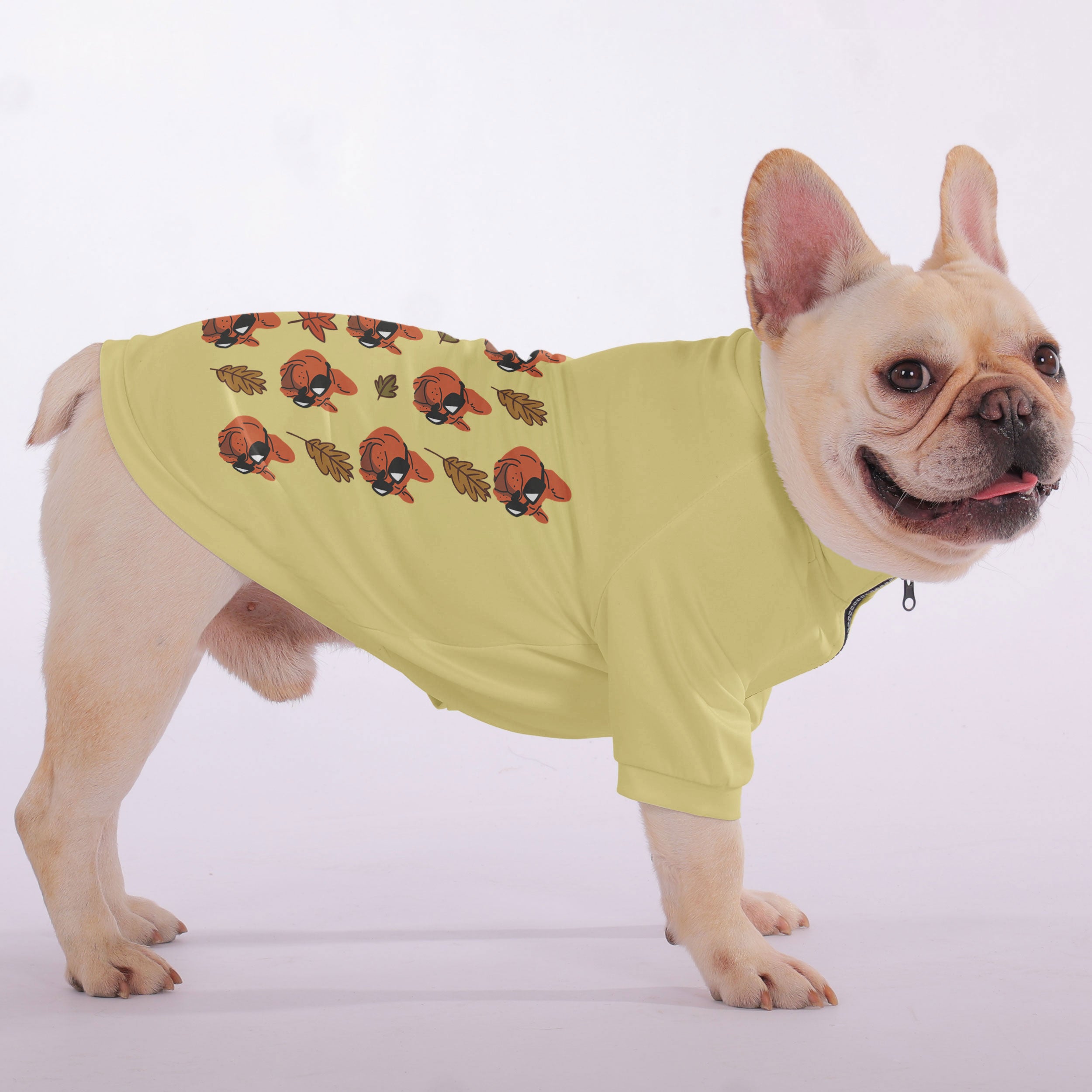 Jaimie French Bulldog Cozy Hoodie for Outdoor Adventures-fadou