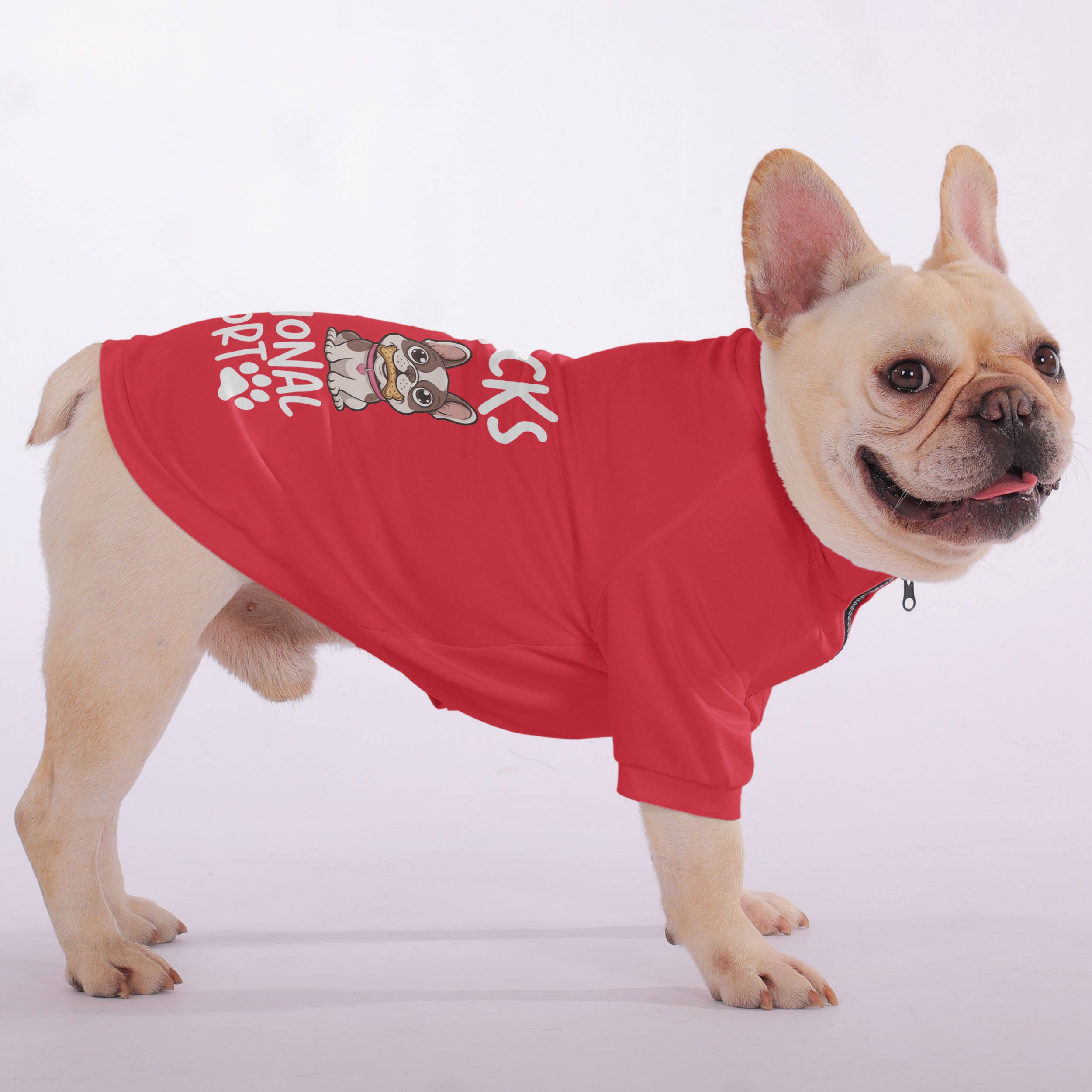 Snacks French Bulldog Pet Sweatshirt for French Bulldogs-fadou