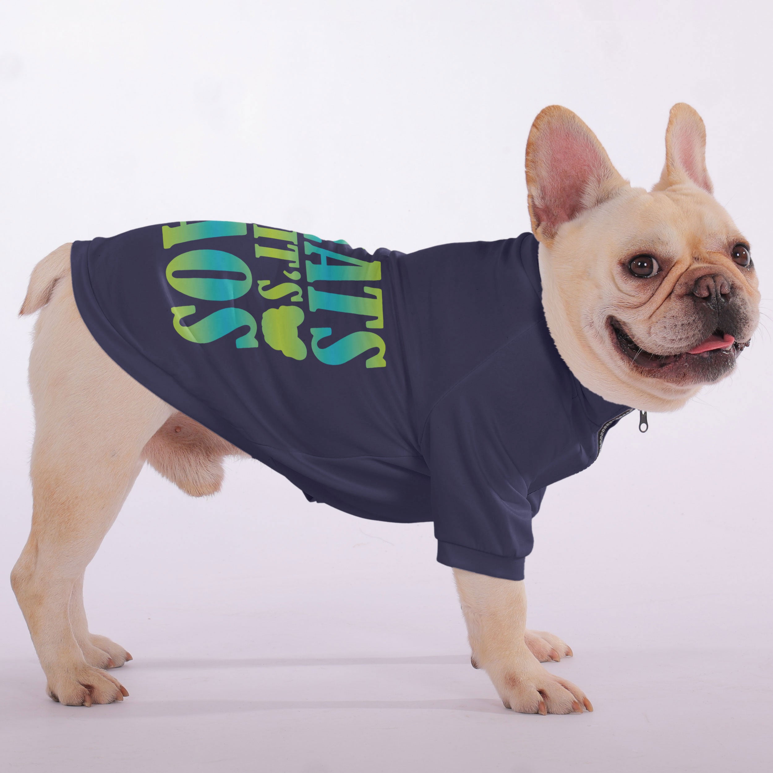 Treats French Bulldog Pet Sweatshirt for Flat-Face Breeds-fadou