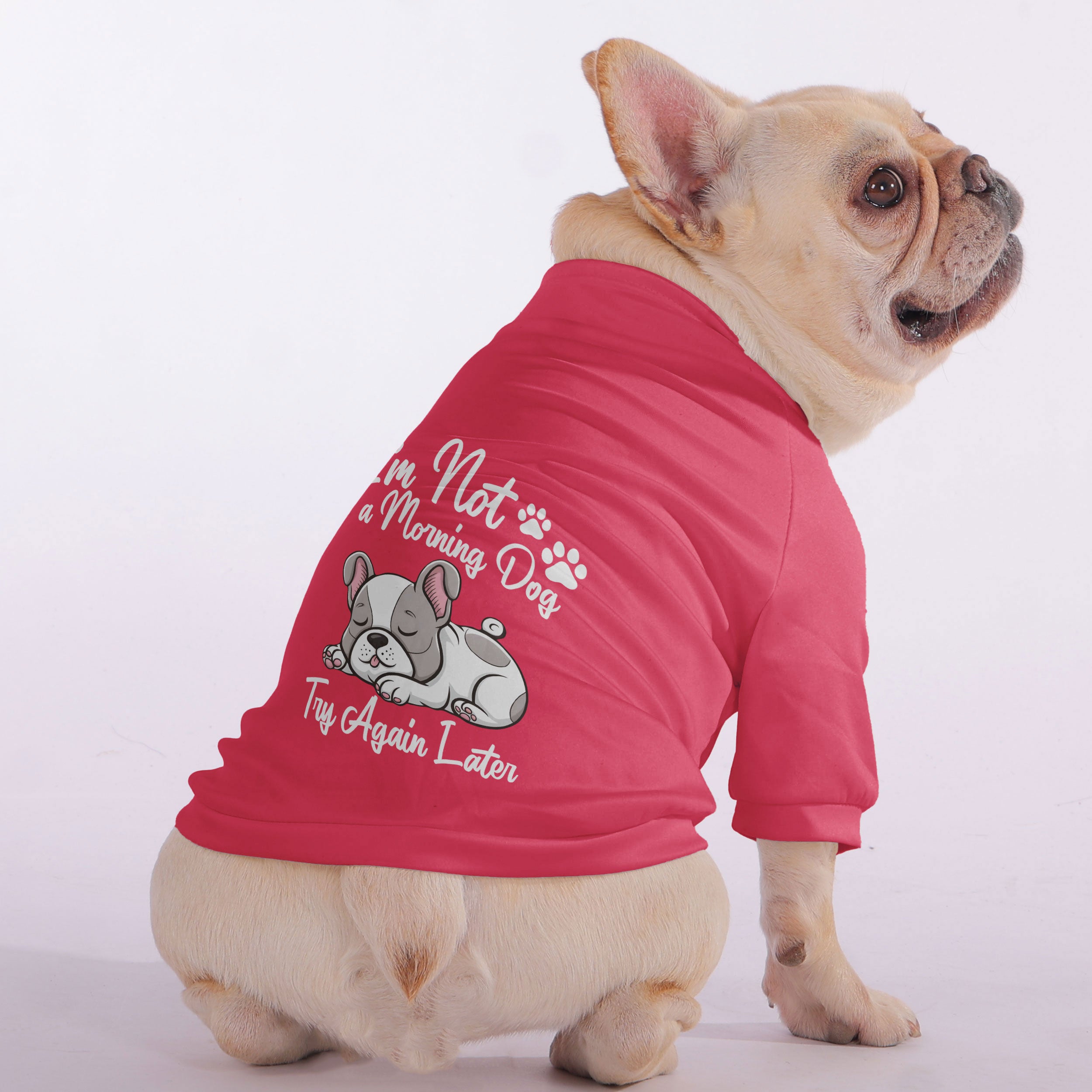 I’m Not a Morning Dog, Try Again Later - Snuggly for French Bulldogs-fadou