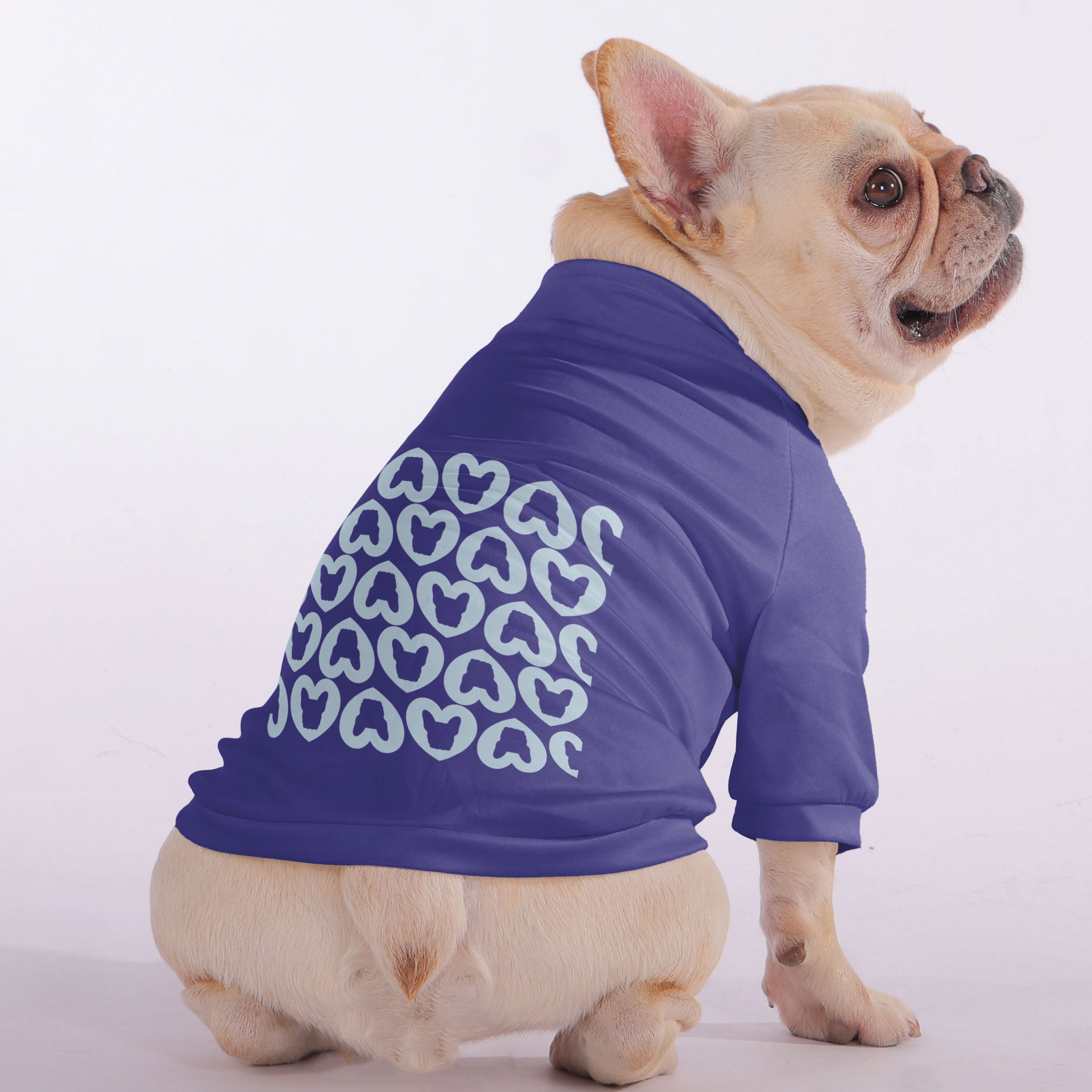 Bun - Snuggly Zip-Up Sweatshirt for French Bulldogs for Travel Comfort-fadou