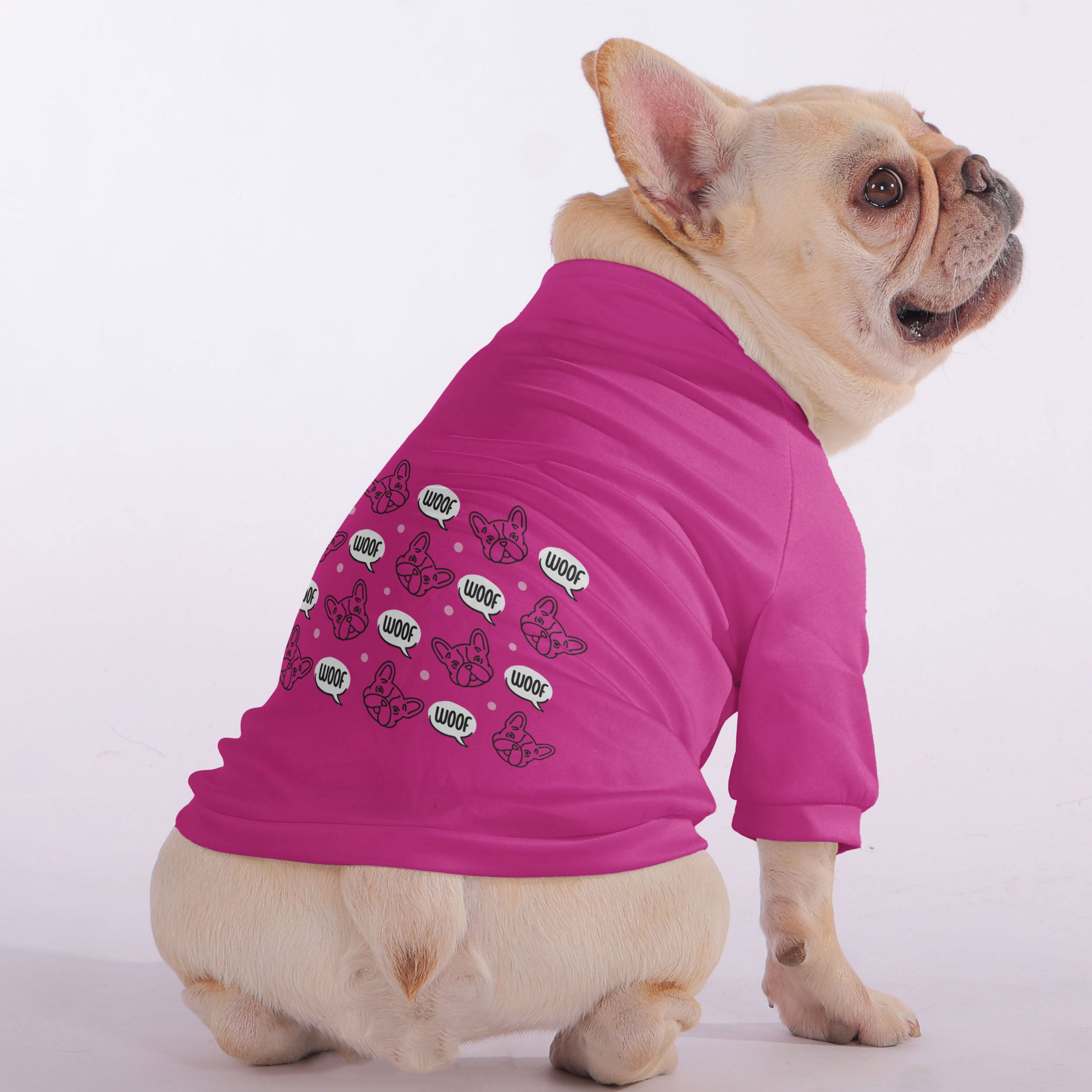 Dakota French Bulldog Fleece Hoodie for Outdoor Adventures-fadou